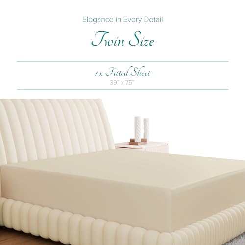 Carressa Linen Egyptian Cotton Fitted Sheet