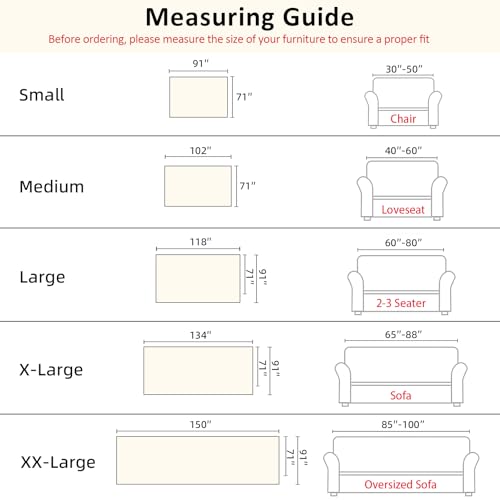 WEYOND Washable Sofa Cover