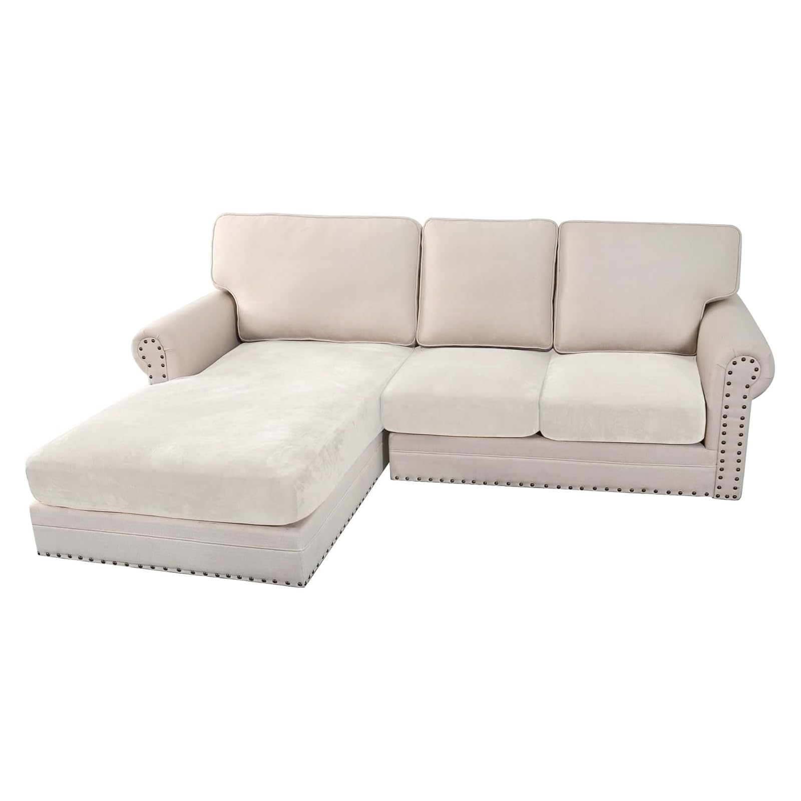 H.VERSAILTEX Velvet Stretch Sofa Cover