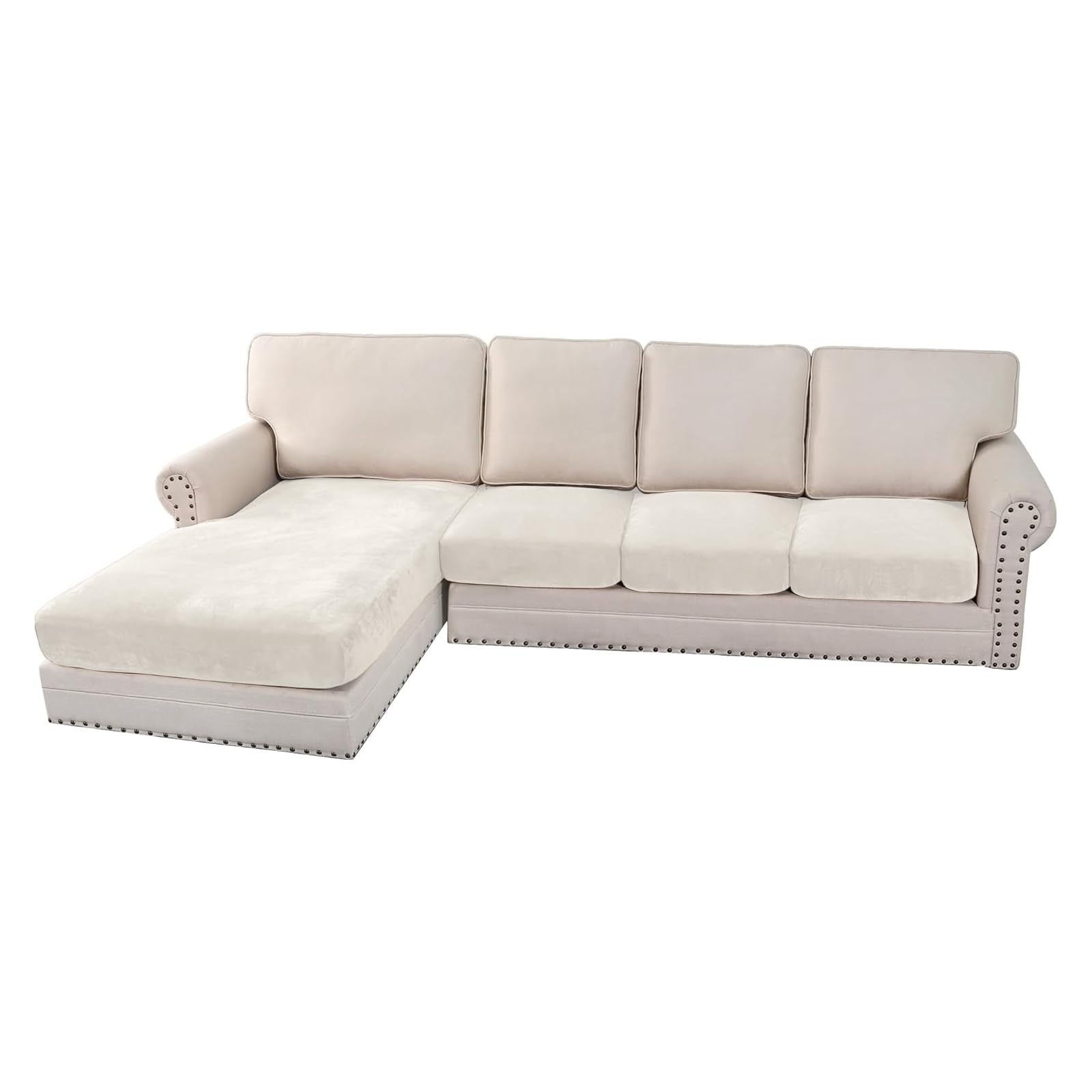 H.VERSAILTEX Velvet Stretch Sofa Cover