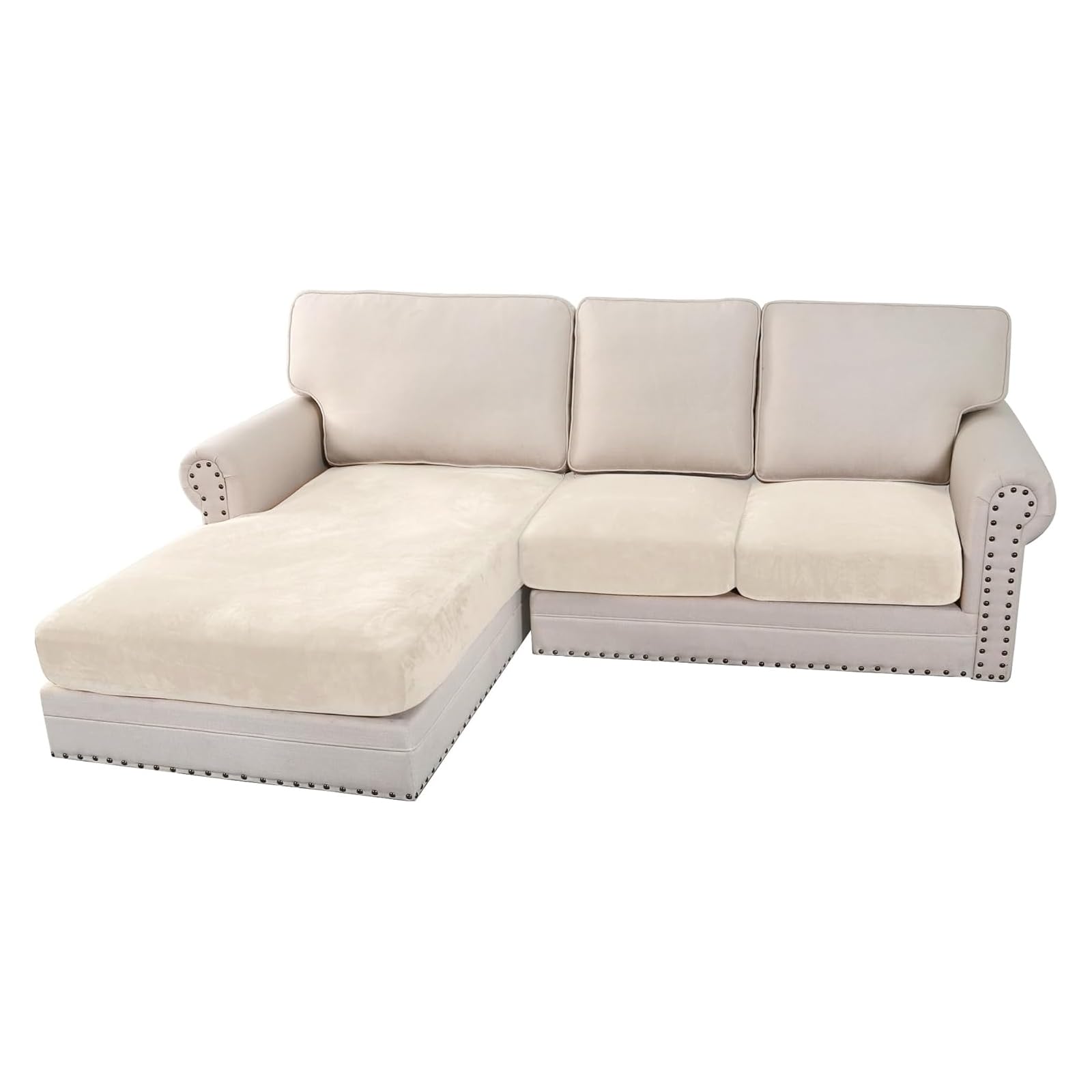 H.VERSAILTEX Velvet Stretch Sofa Cover