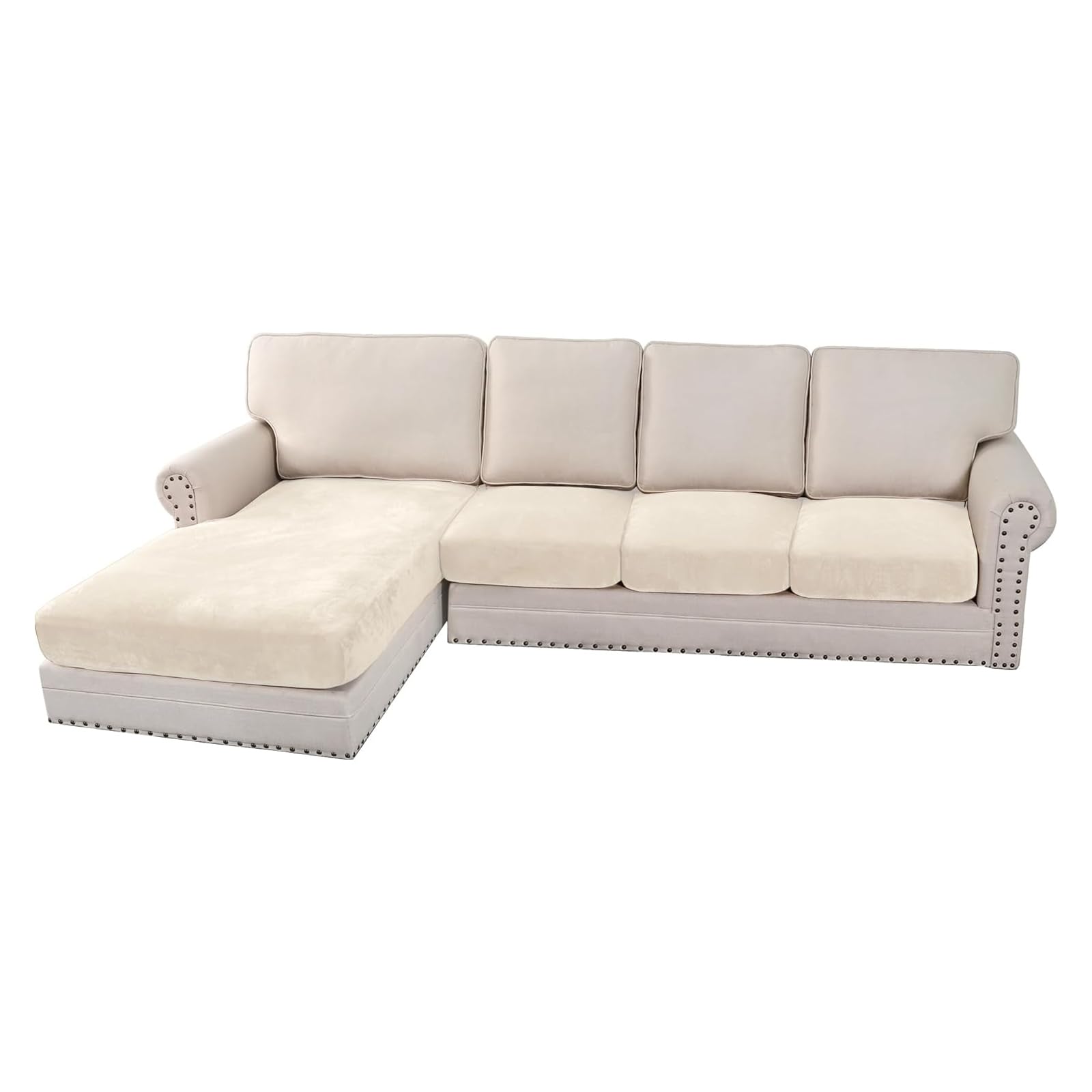 H.VERSAILTEX Velvet Stretch Sofa Cover