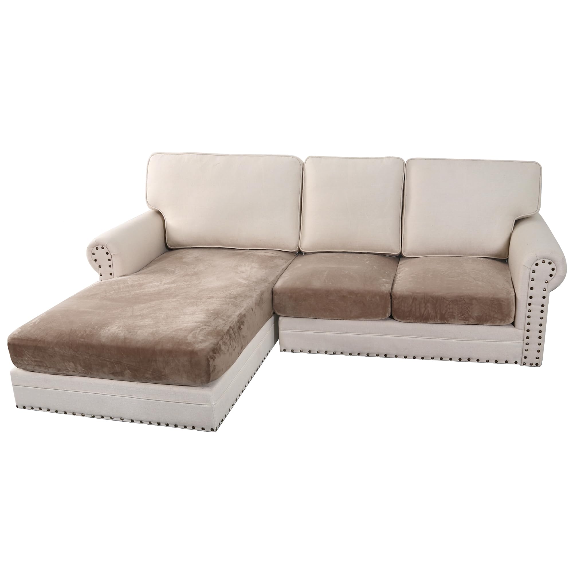 H.VERSAILTEX Velvet Stretch Sofa Cover