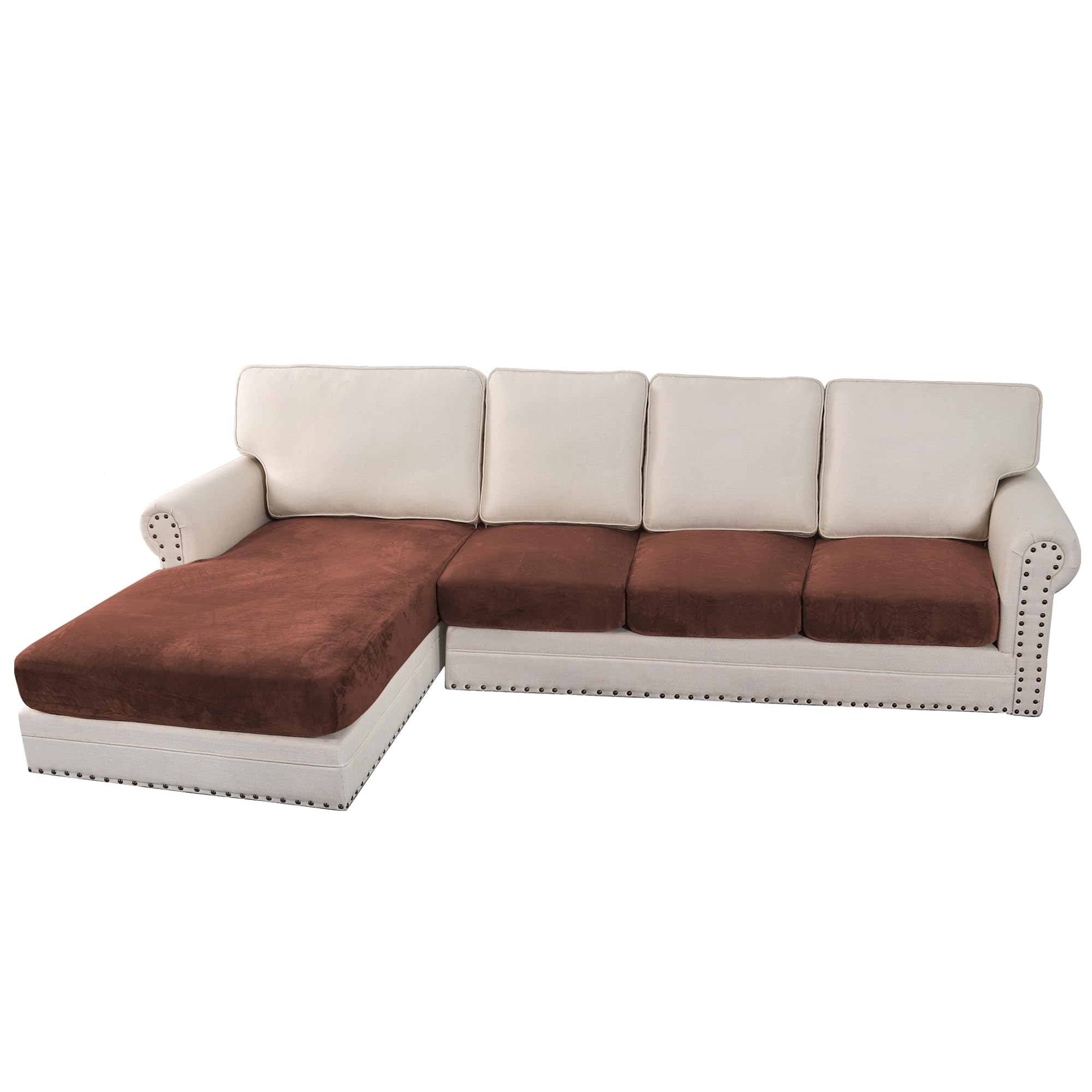 H.VERSAILTEX Velvet Stretch Sofa Cover