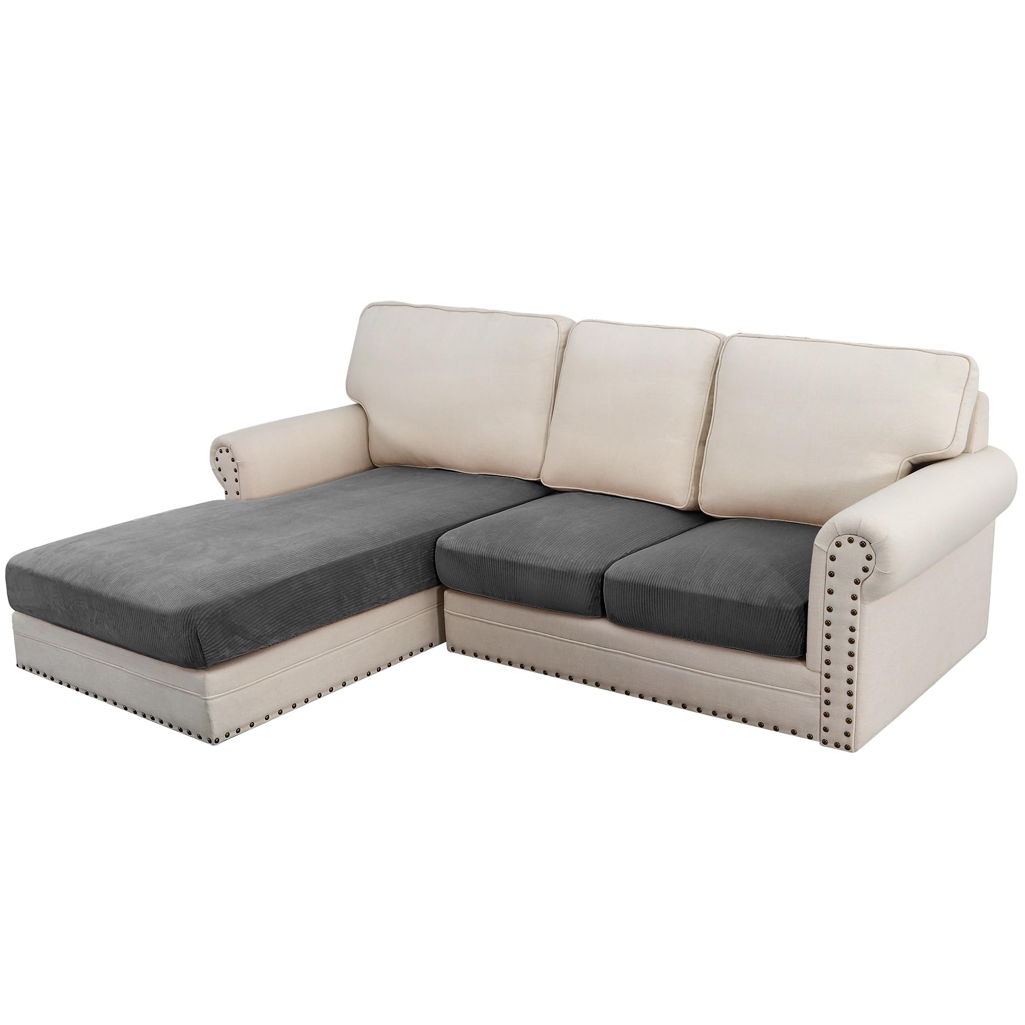 H.VERSAILTEX Velvet Stretch Sofa Cover