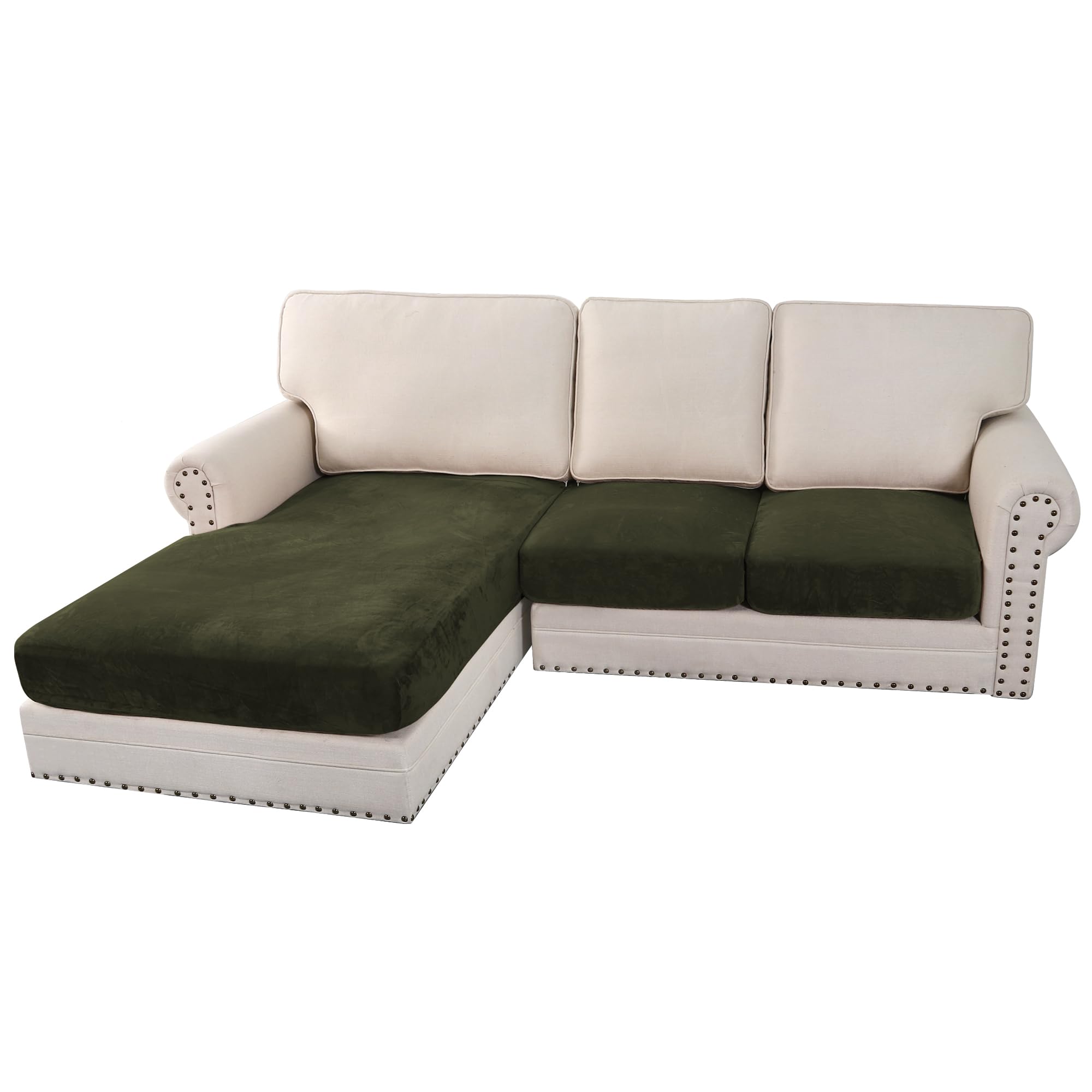 H.VERSAILTEX Velvet Stretch Sofa Cover