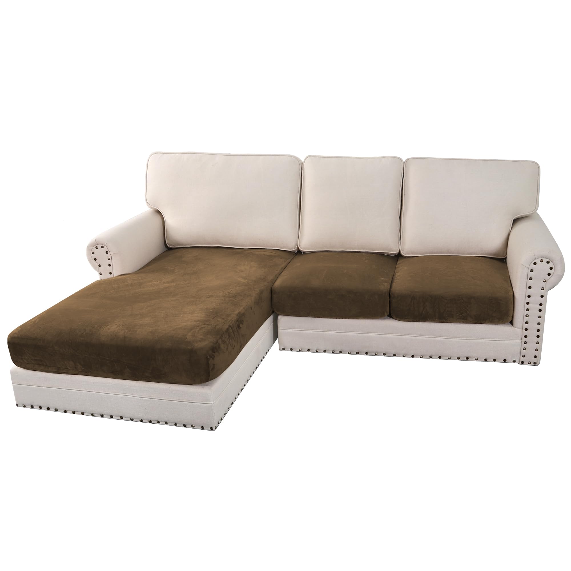 H.VERSAILTEX Velvet Stretch Sofa Cover