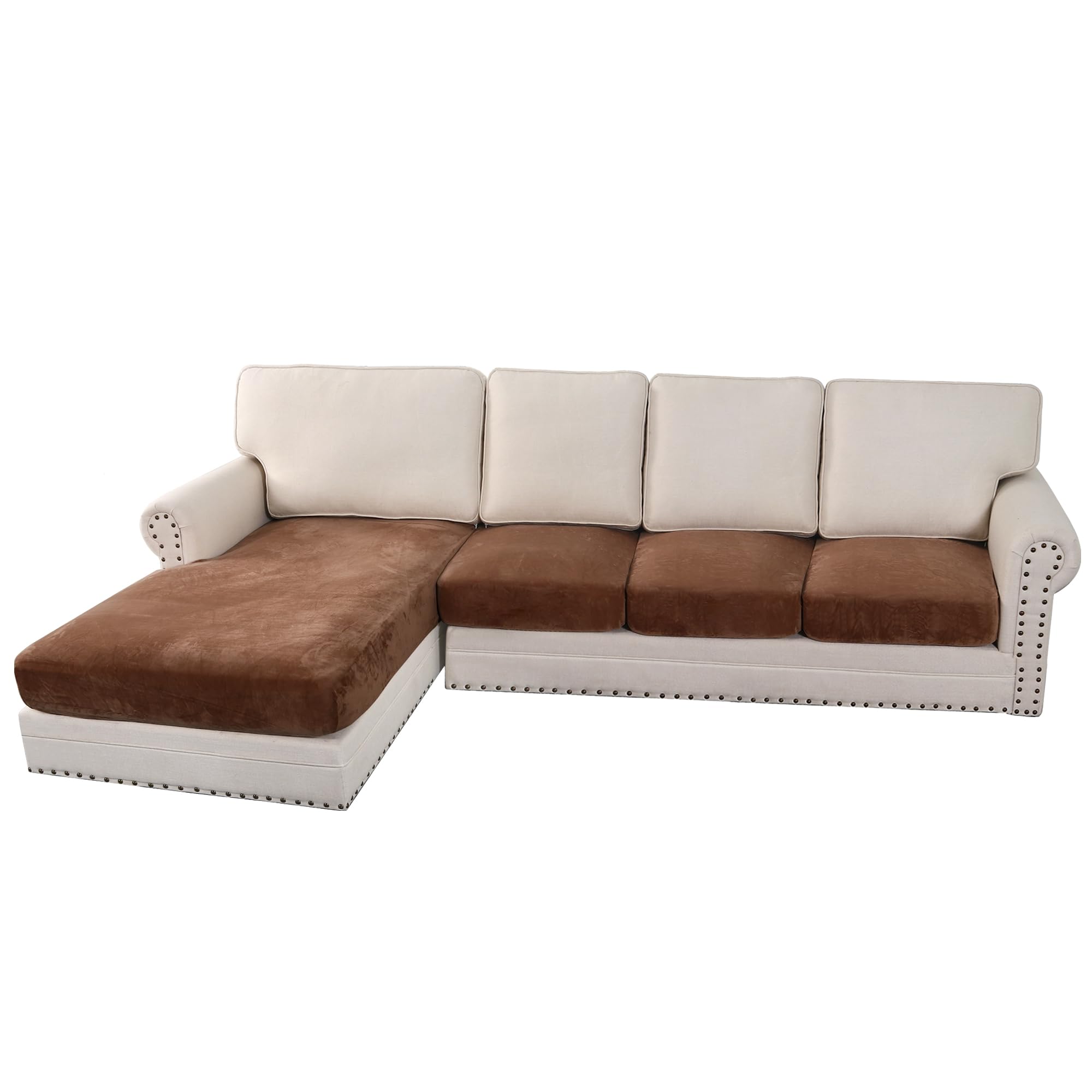 H.VERSAILTEX Velvet Stretch Sofa Cover