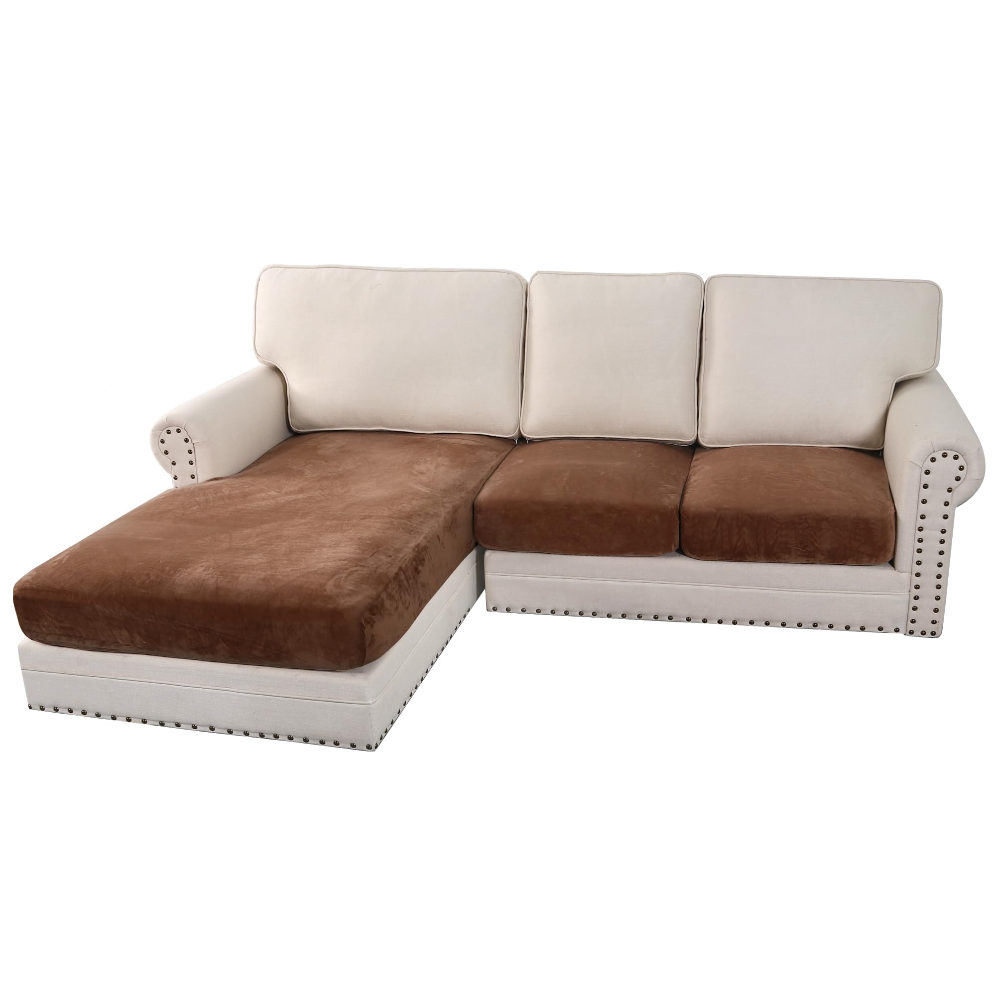 H.VERSAILTEX Velvet Stretch Sofa Cover