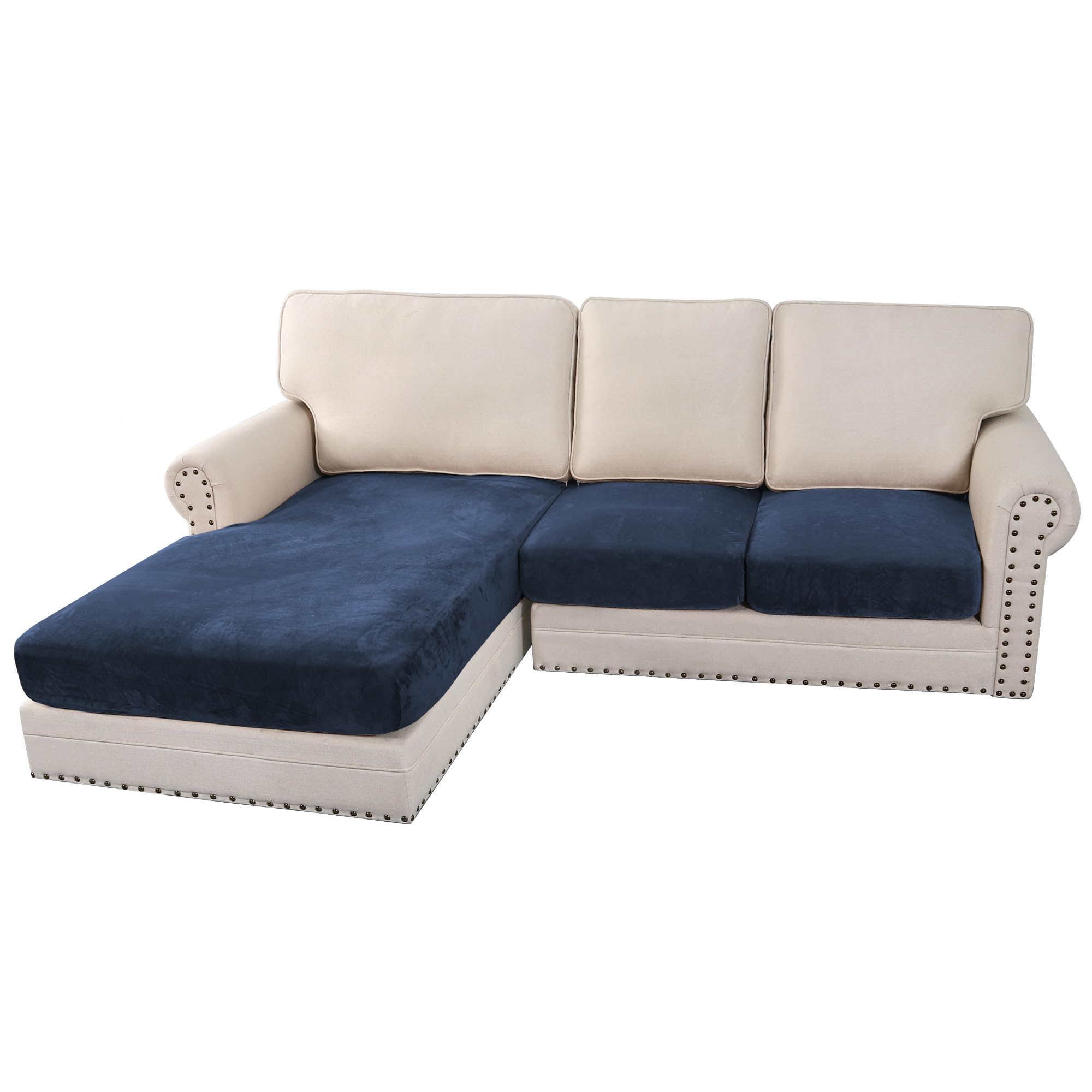 H.VERSAILTEX Velvet Stretch Sofa Cover