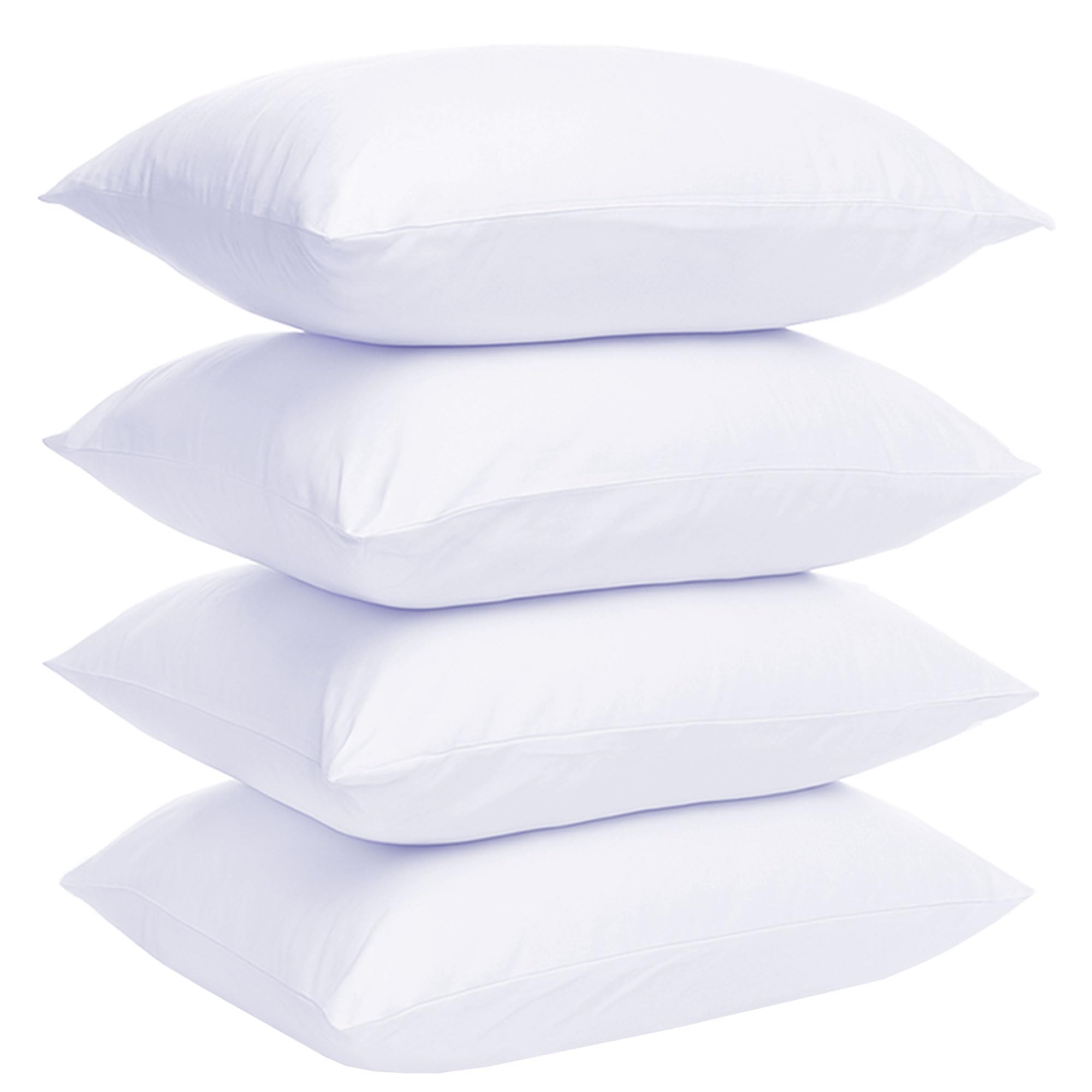 GOLD TEXTILES Throw Pillow Inserts Pack of 4