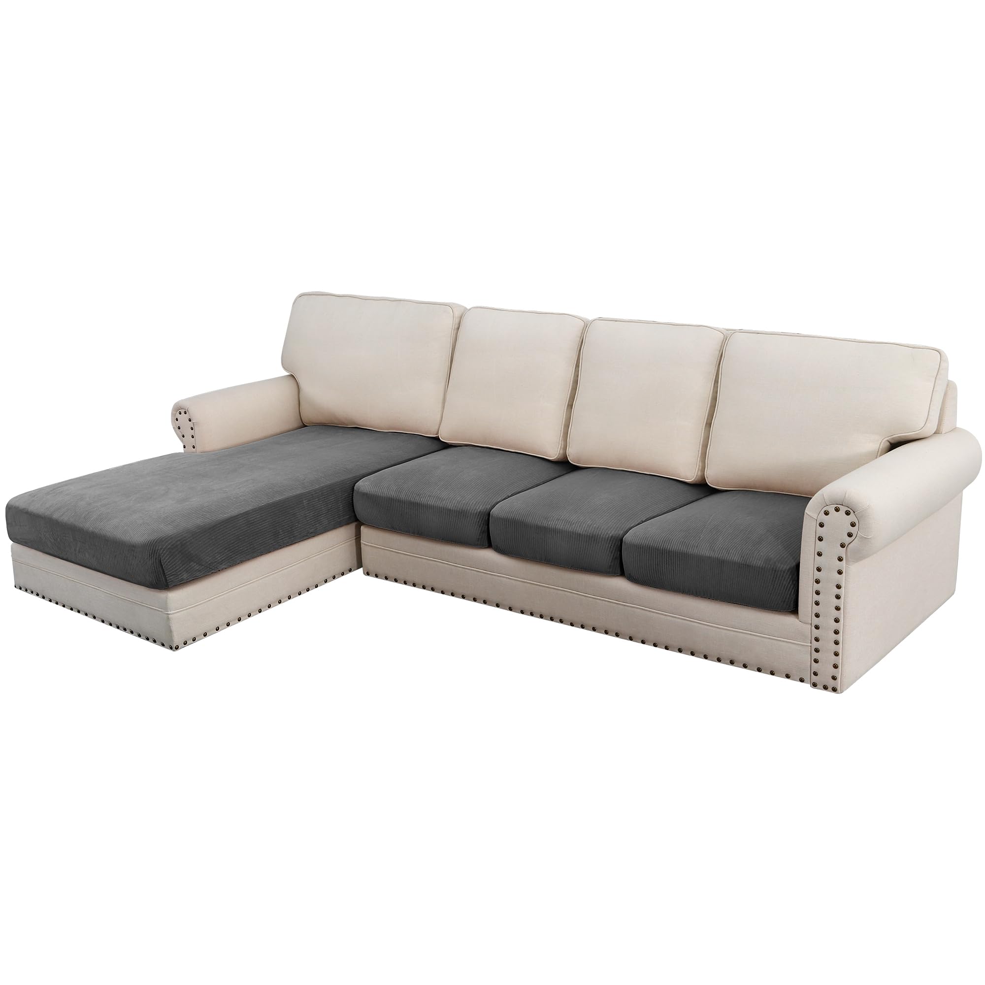 H.VERSAILTEX Velvet Stretch Sofa Cover