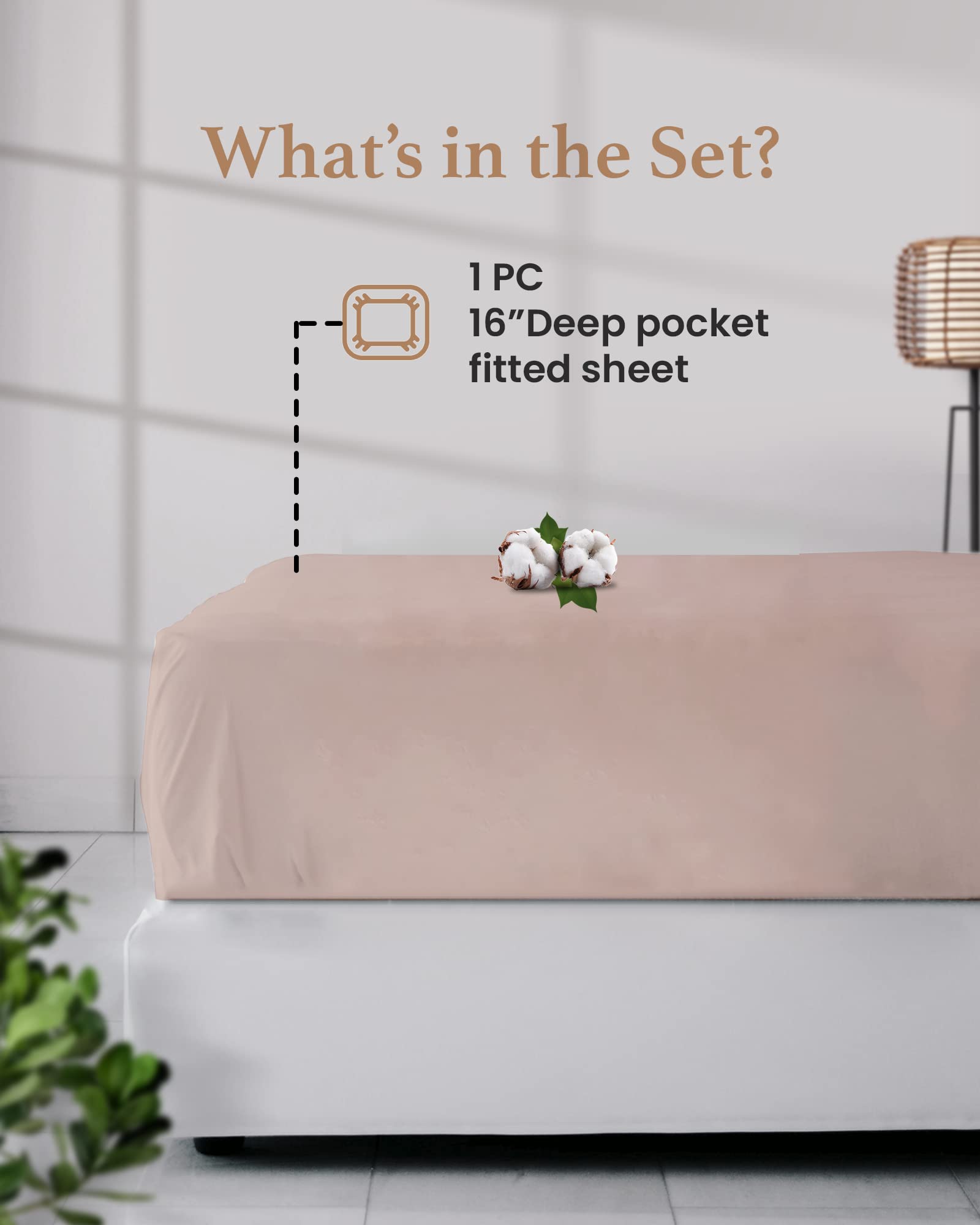 Good Sleep Egyptian Cotton Fitted Sheet