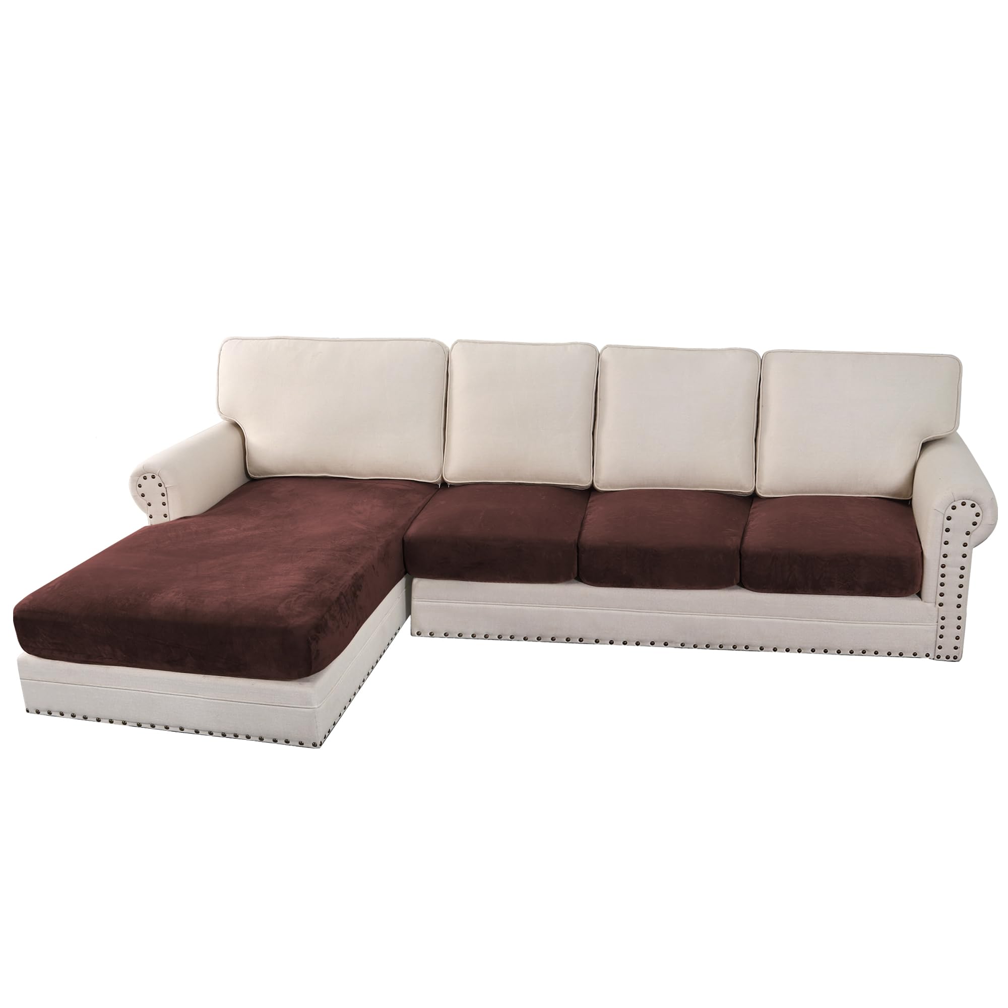 H.VERSAILTEX Velvet Stretch Sofa Cover