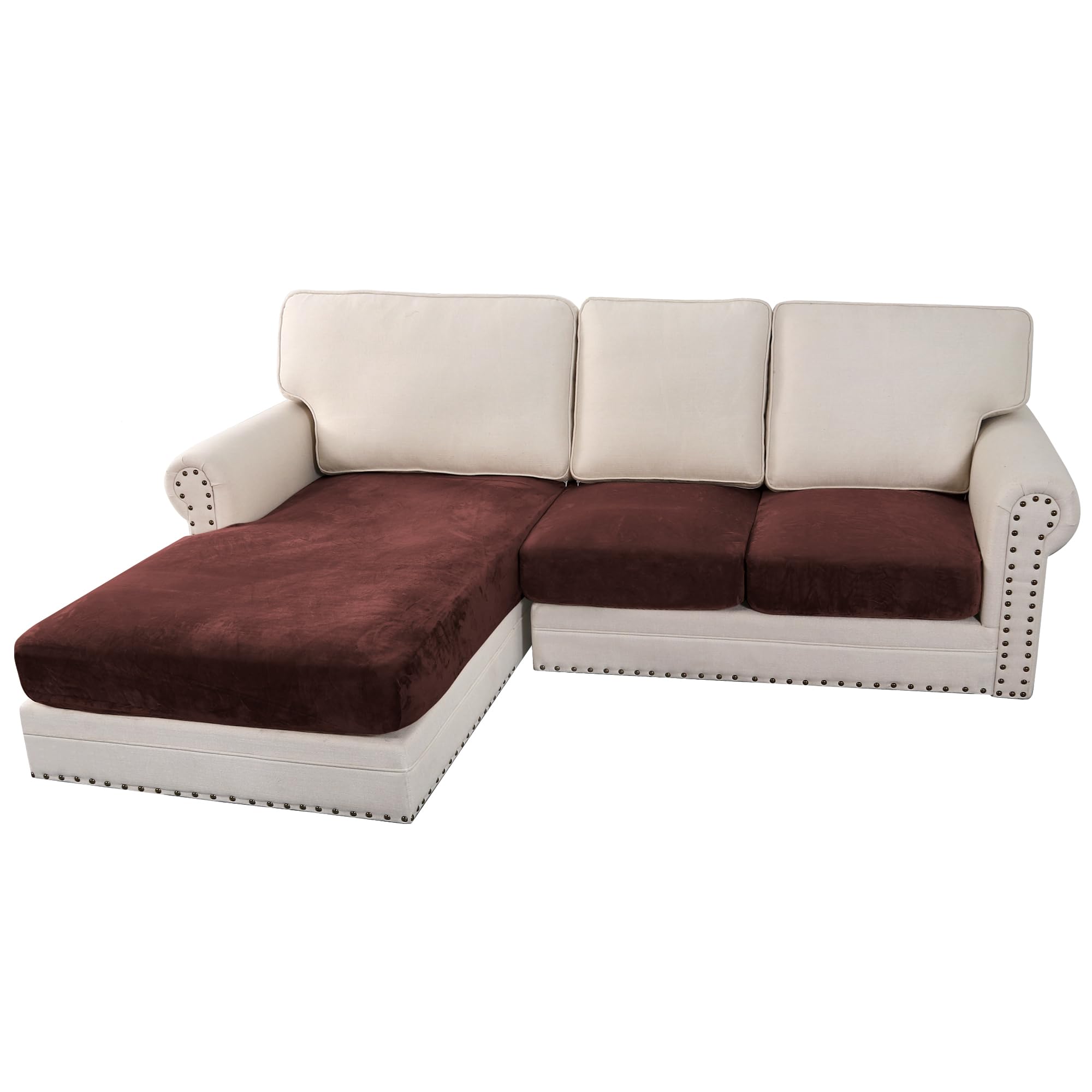 H.VERSAILTEX Velvet Stretch Sofa Cover