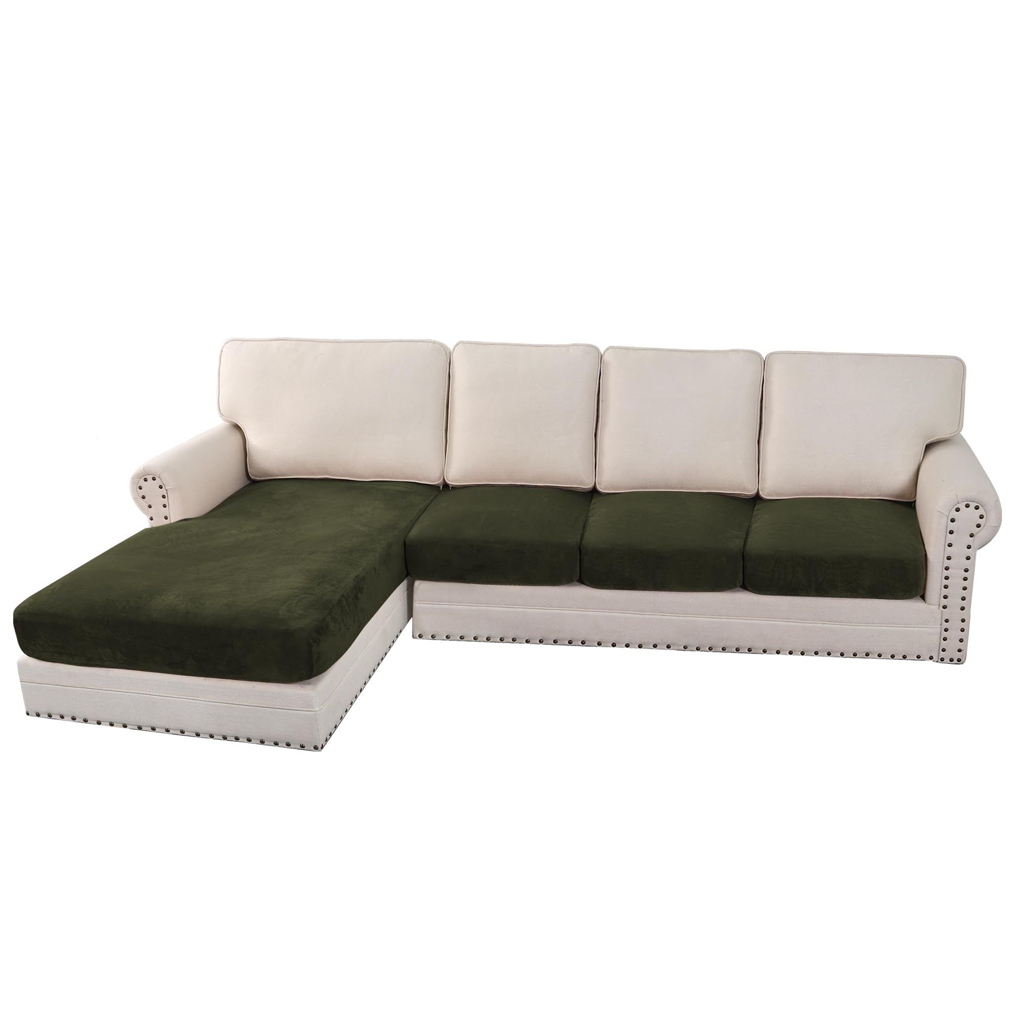 H.VERSAILTEX Velvet Stretch Sofa Cover