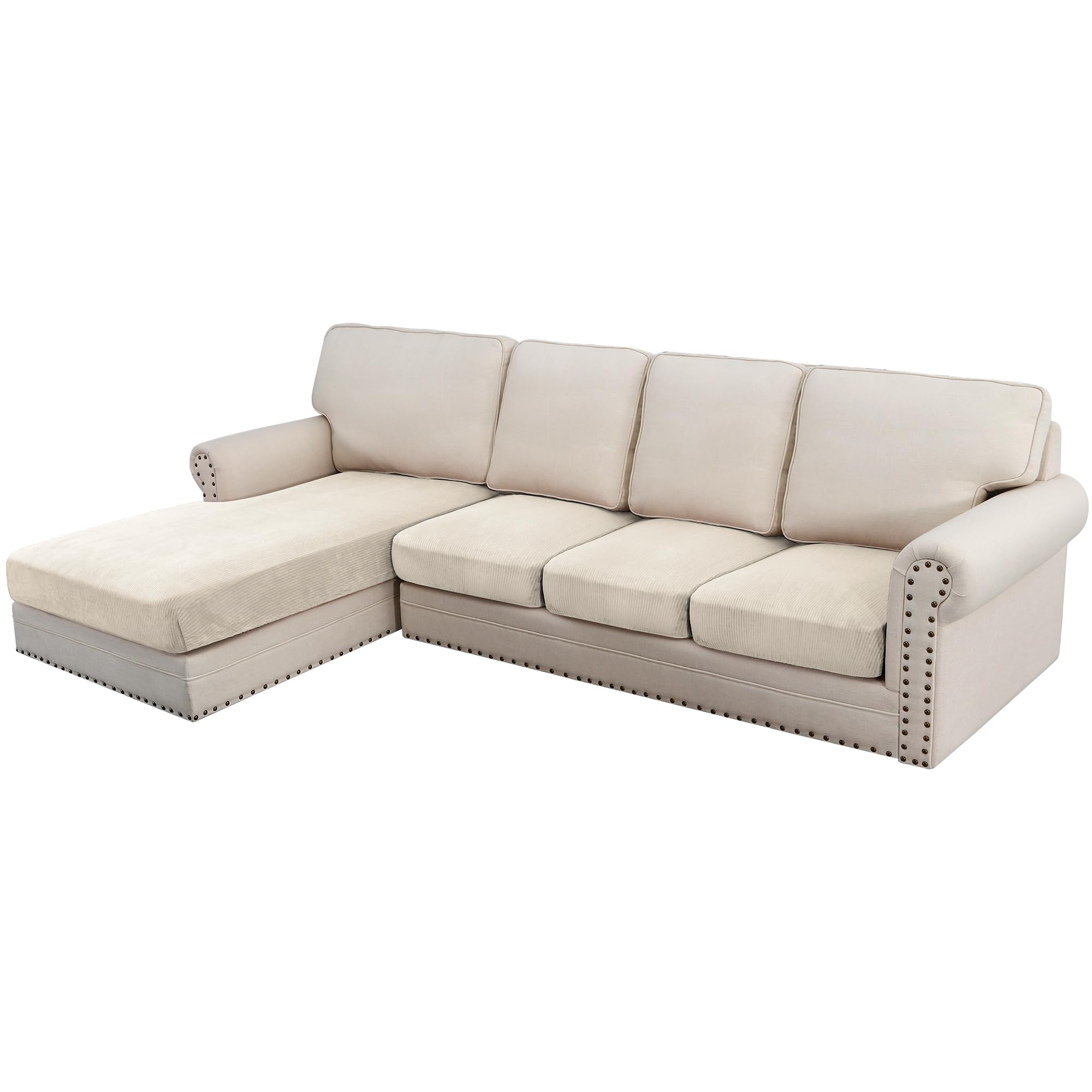 H.VERSAILTEX Velvet Stretch Sofa Cover