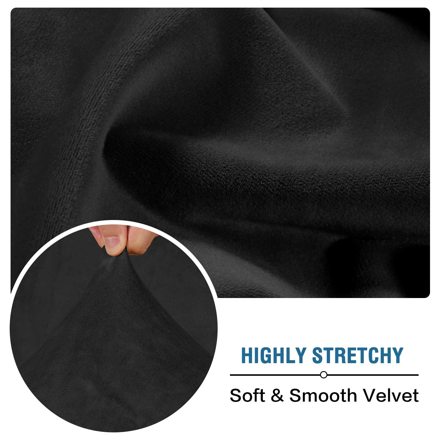 H.VERSAILTEX Velvet Stretch Sofa Cover