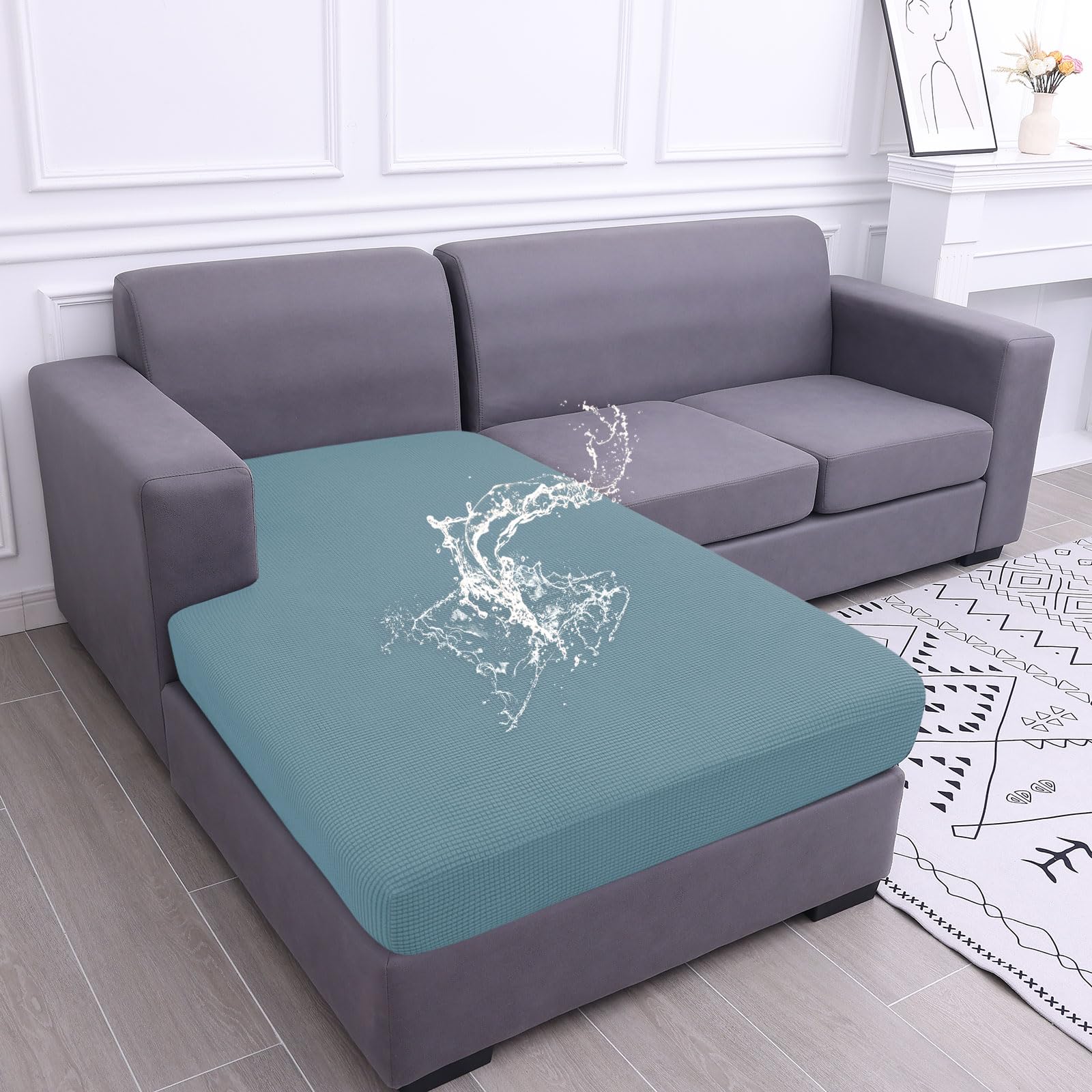 hyha Waterproof Couch Cushion Cover