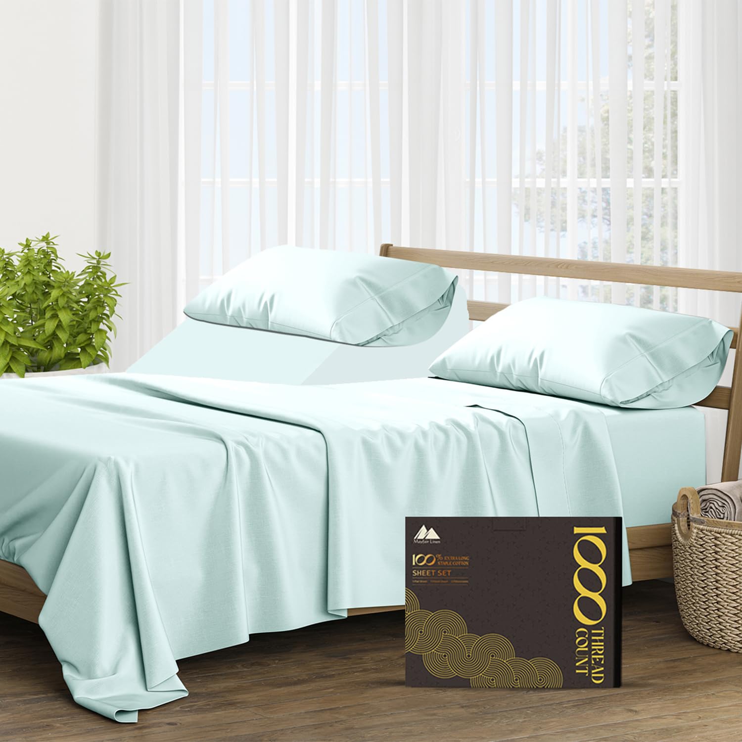 Mayfair Linen 1000 Thread Count Cotton Sheet Set - Parent