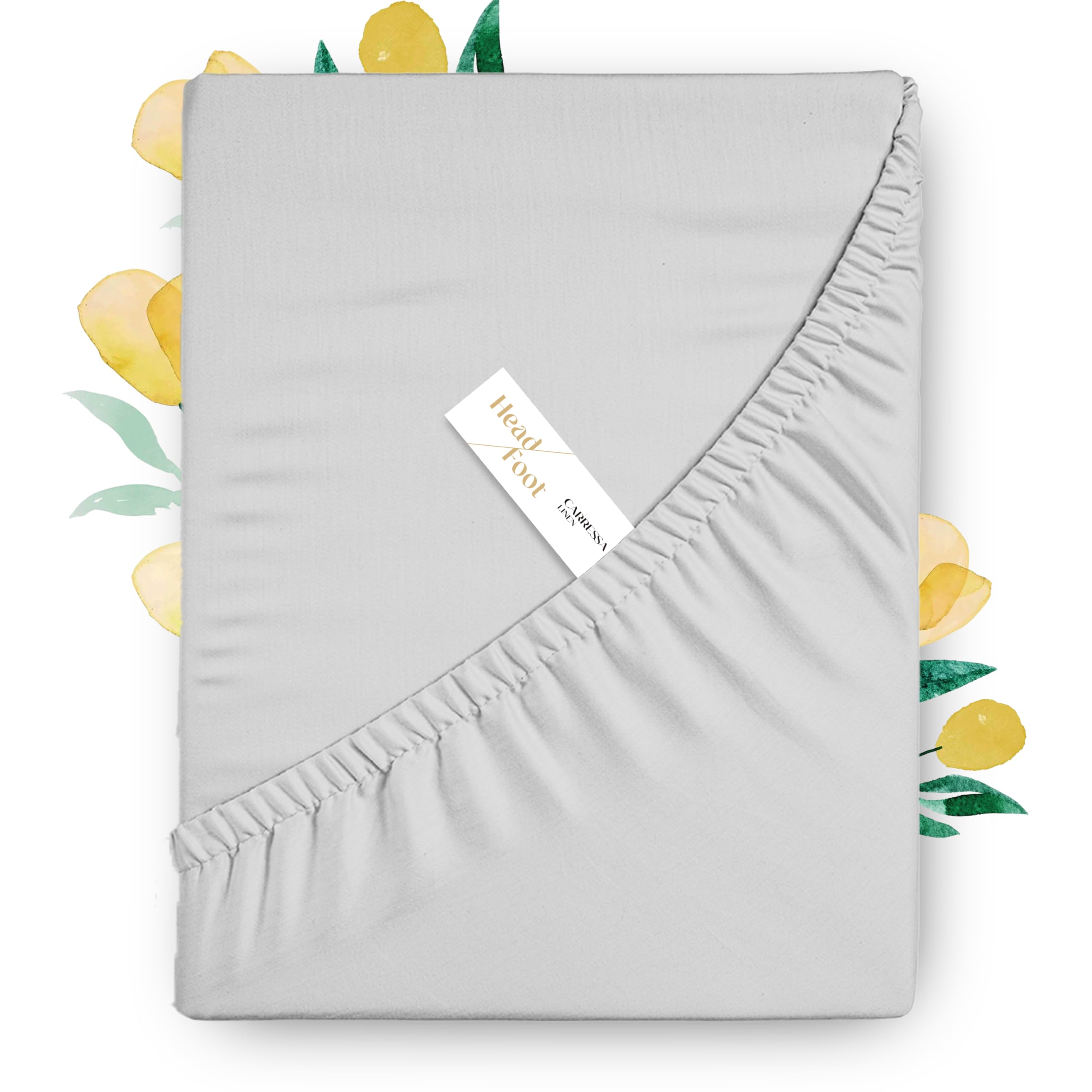 Carressa Linen Egyptian Cotton Fitted Sheet