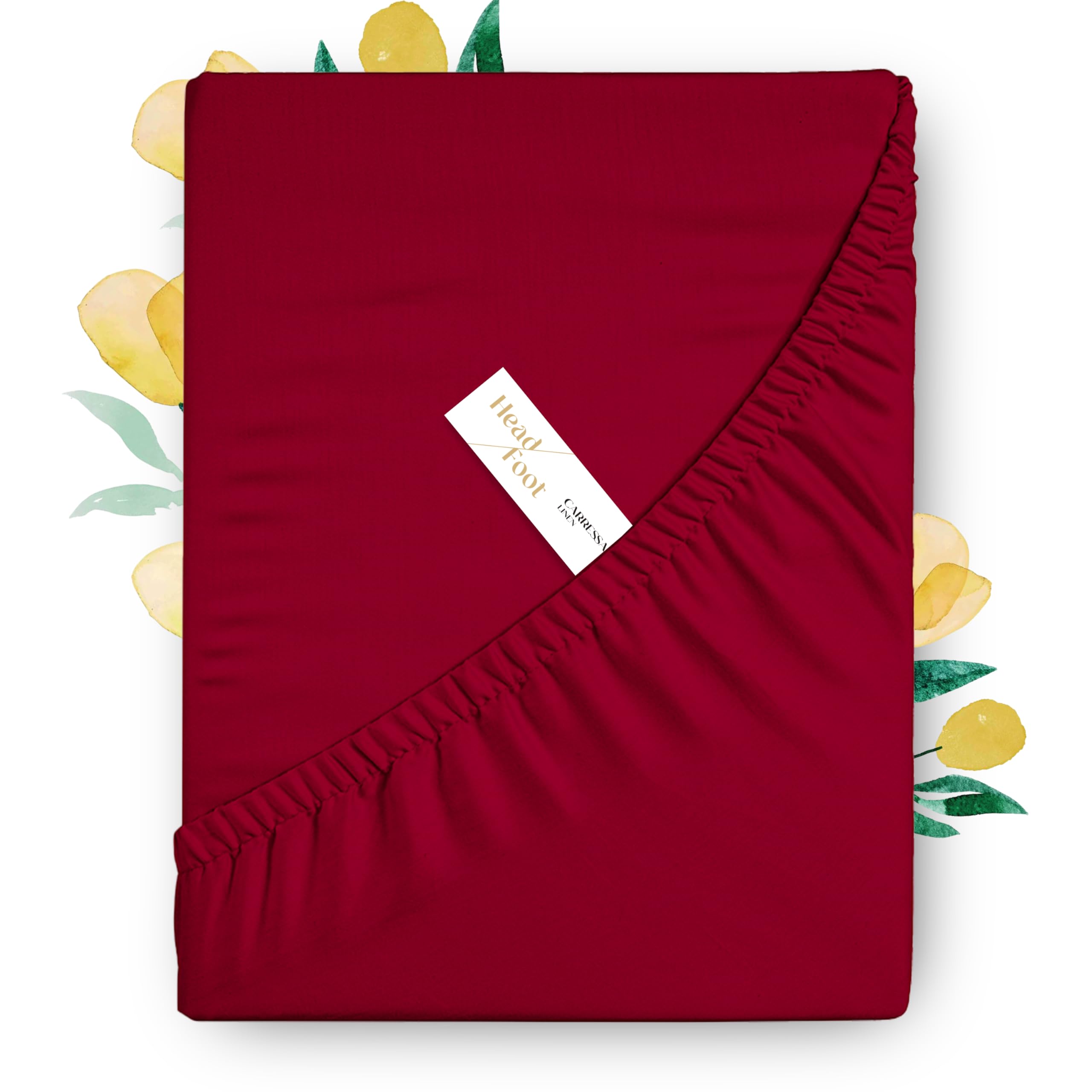Carressa Linen Egyptian Cotton Fitted Sheet