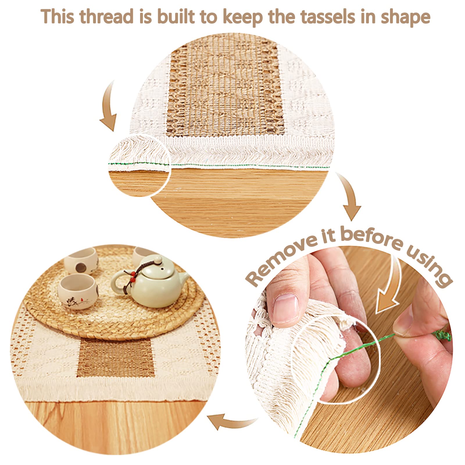 Handmade Boho Woven Placemats