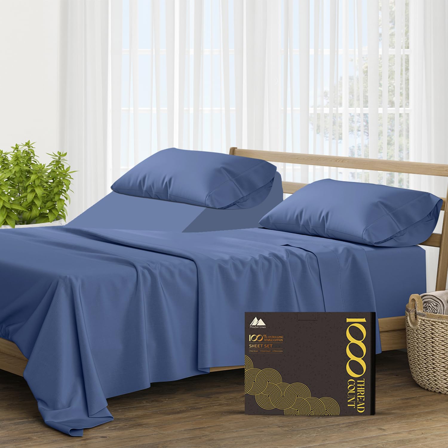 Mayfair Linen 1000 Thread Count Cotton Sheet Set - Parent