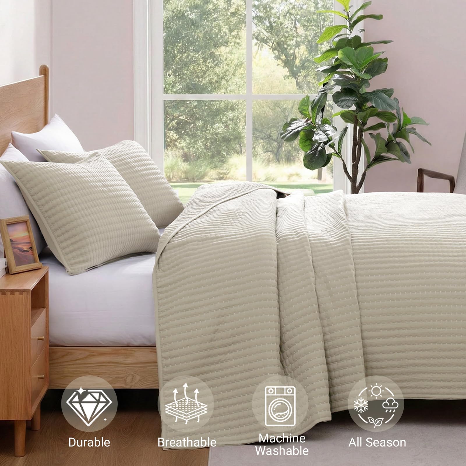 WRENSONGE Quilt Set 3 Pieces