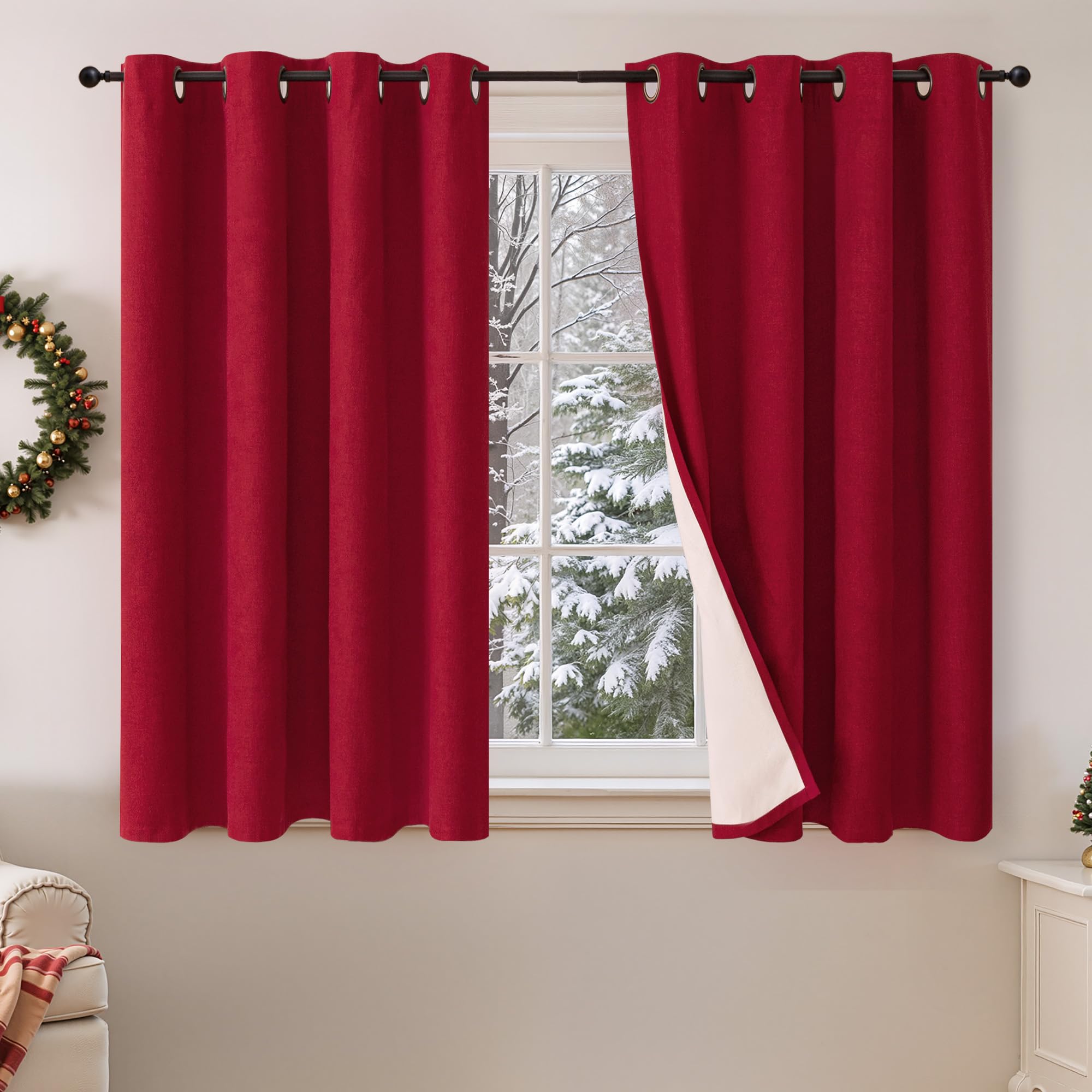 Lajode Textured Linen Blackout Curtains