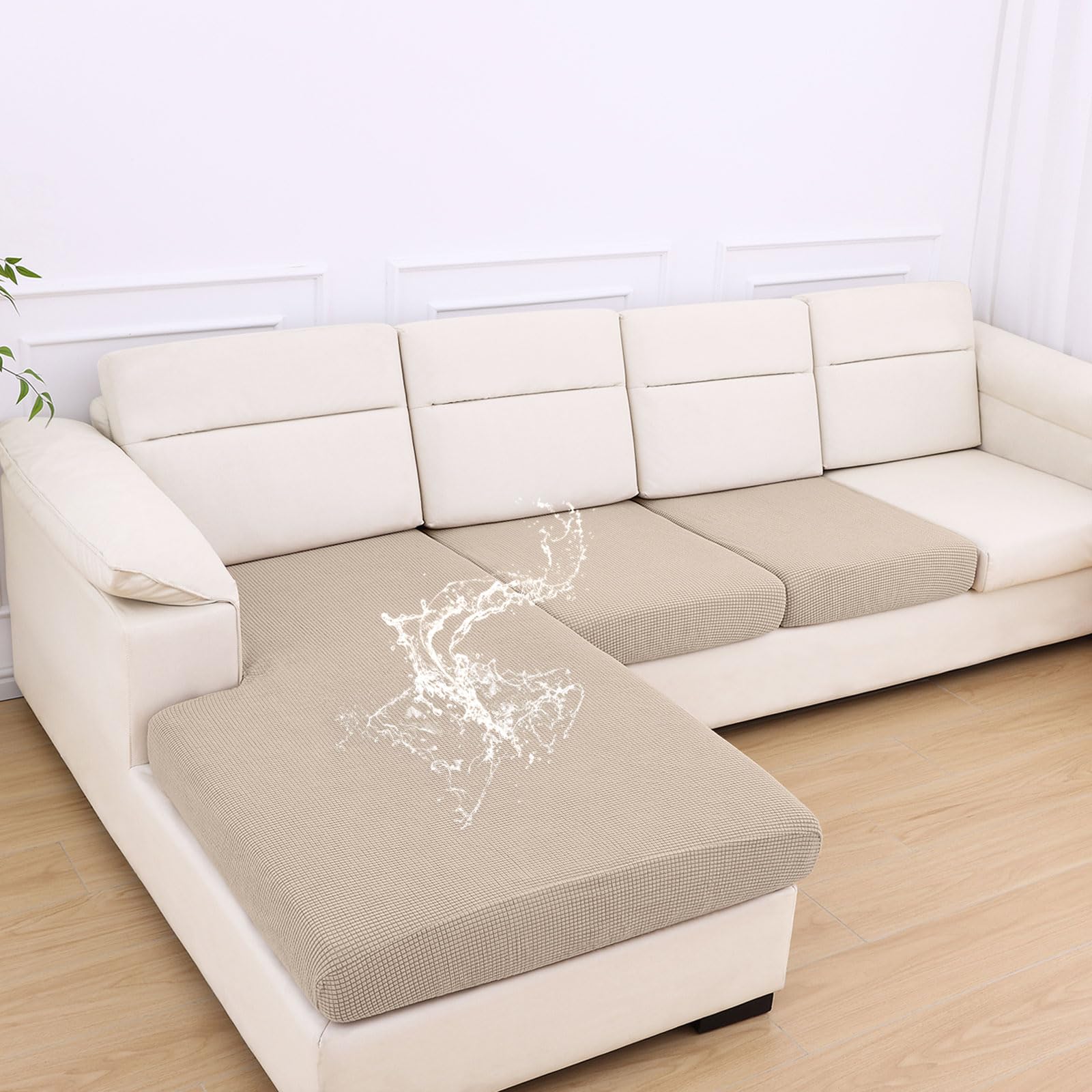 hyha Waterproof Couch Cushion Cover