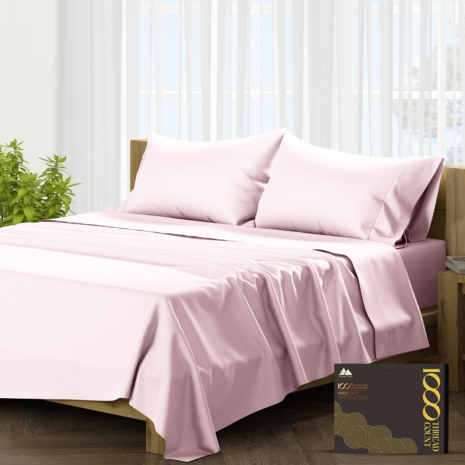 Mayfair Linen 1000 Thread Count Cotton Sheet Set - Parent