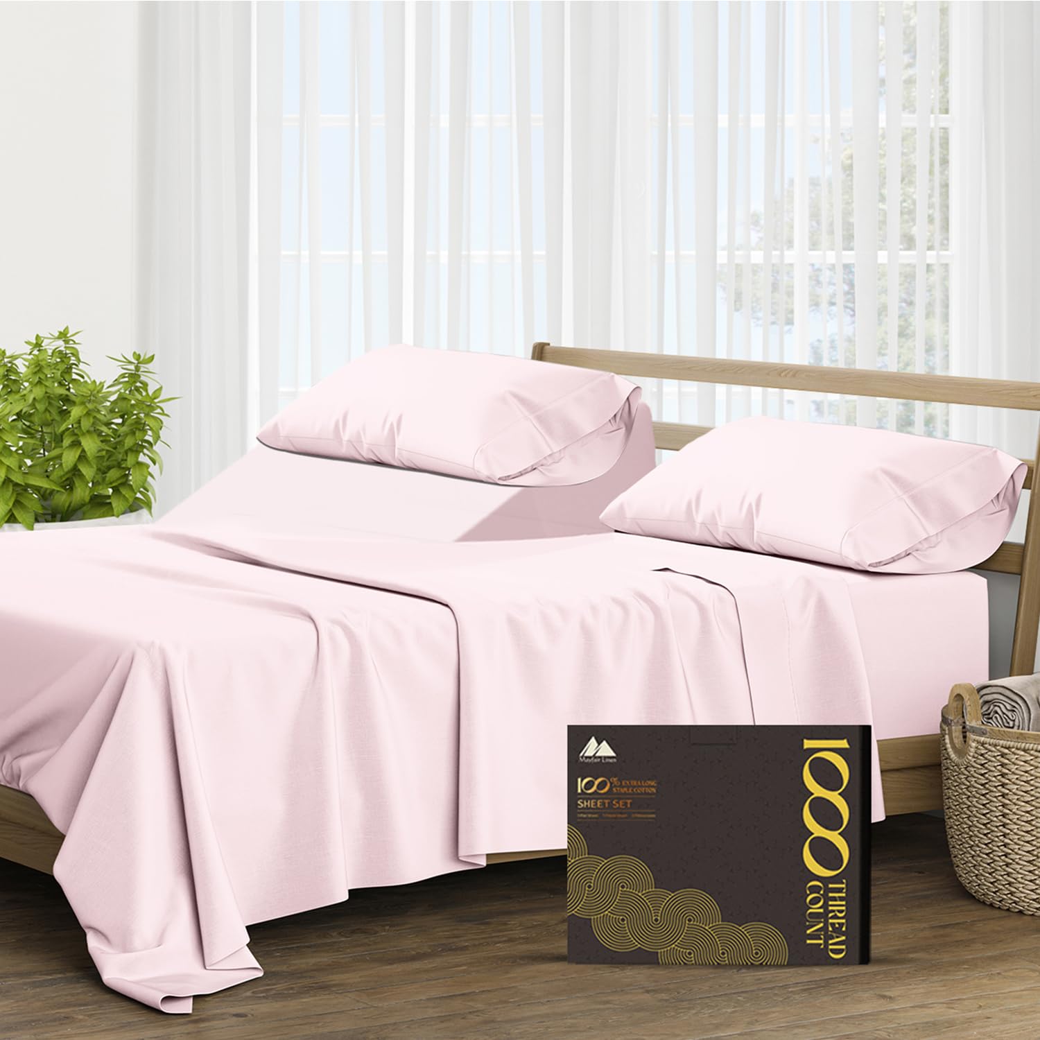 Mayfair Linen 1000 Thread Count Cotton Sheet Set - Parent