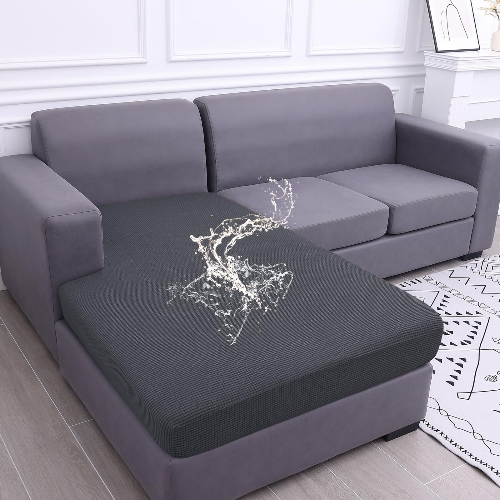 hyha Waterproof Couch Cushion Cover