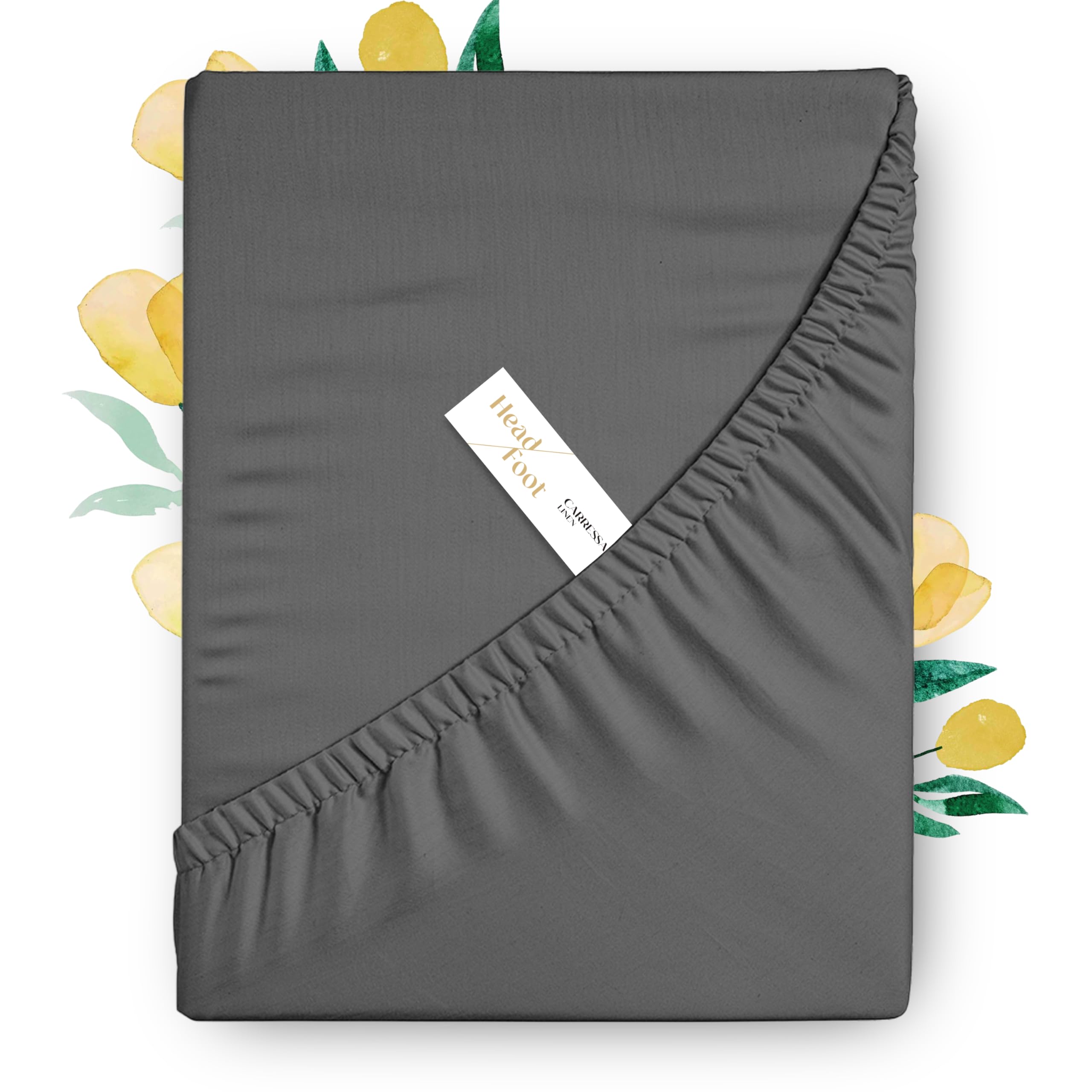 Carressa Linen Egyptian Cotton Fitted Sheet
