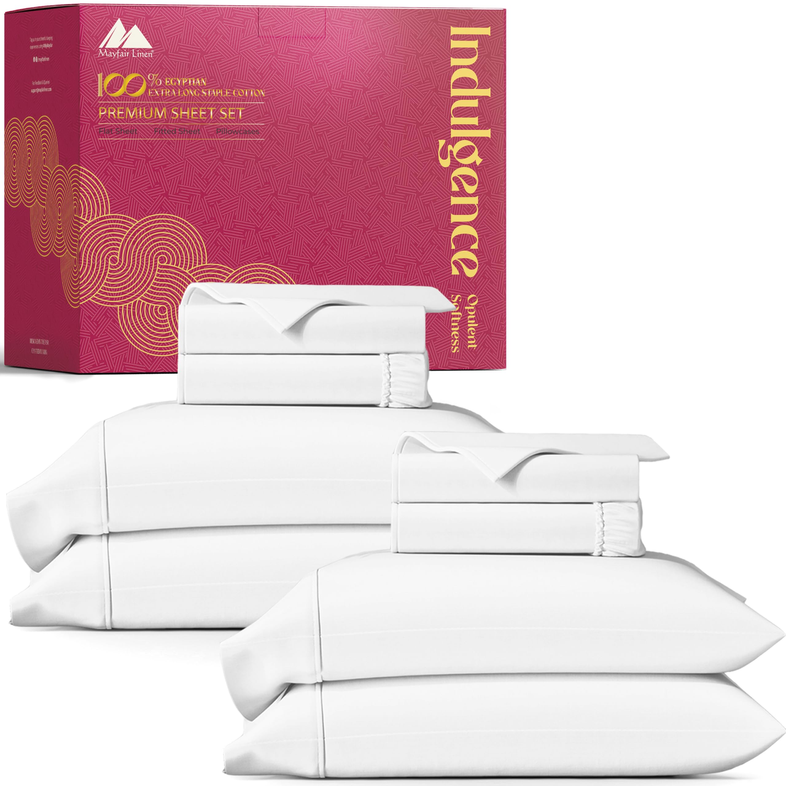Mayfair Linen Egyptian Cotton Bed Sheets