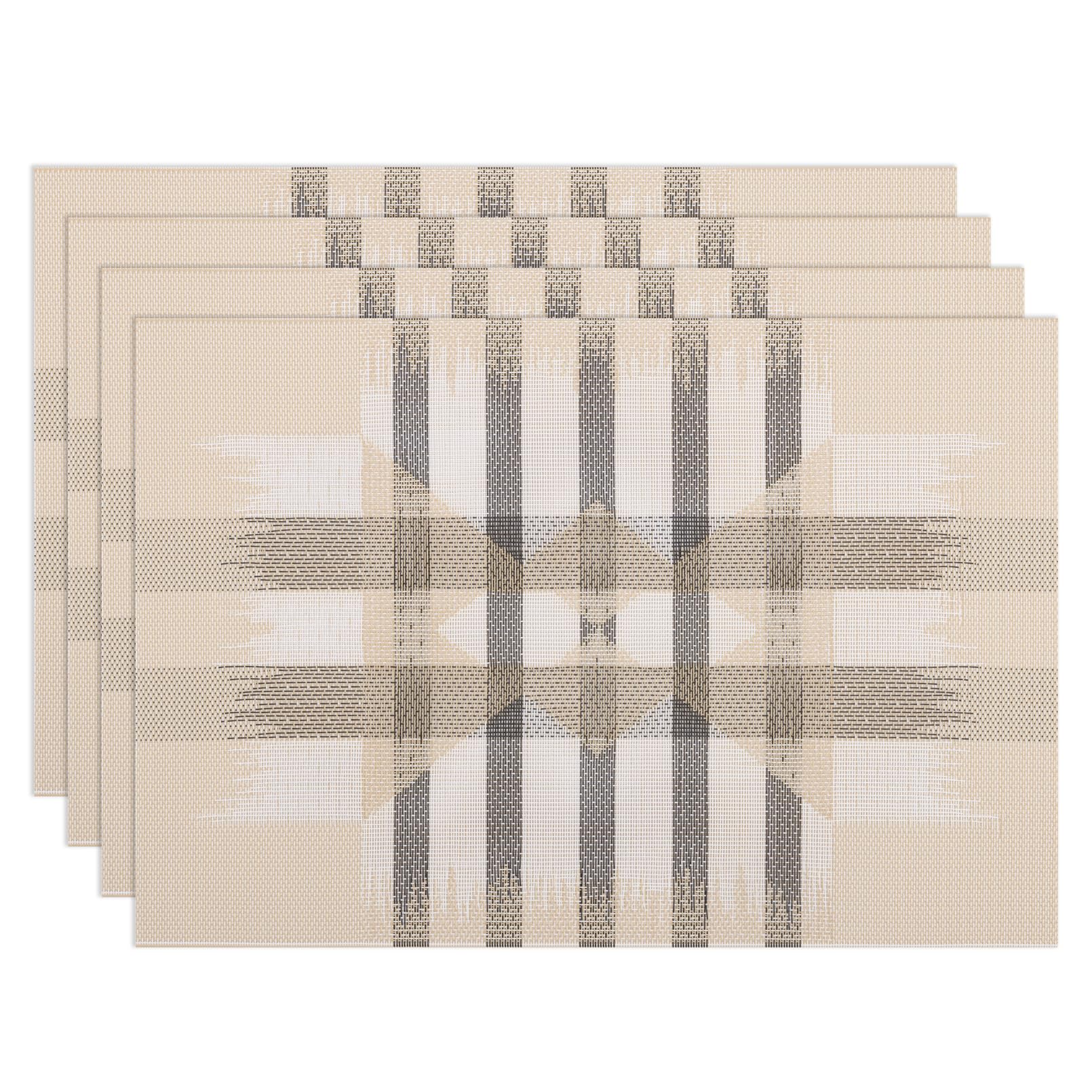 Winknowl Woven Vinyl Placemats Set of 8