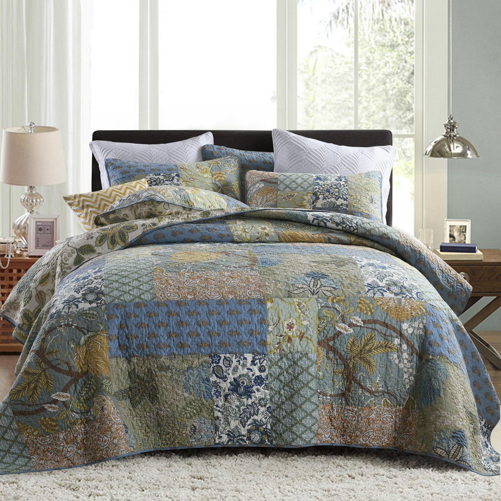 Secgo Cotton Quilt Set Queen