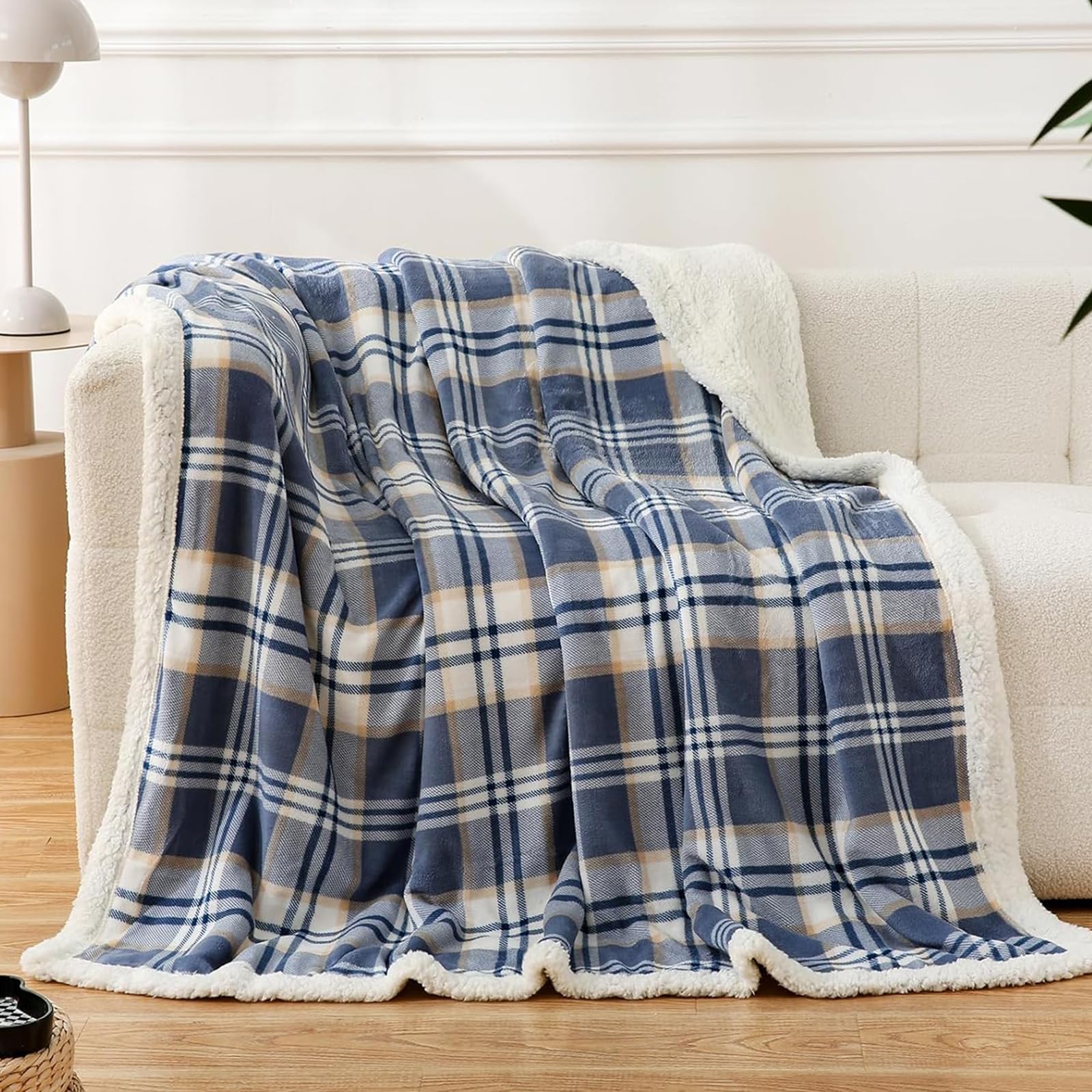 PU MEI Sherpa Fleece Throw Blanket