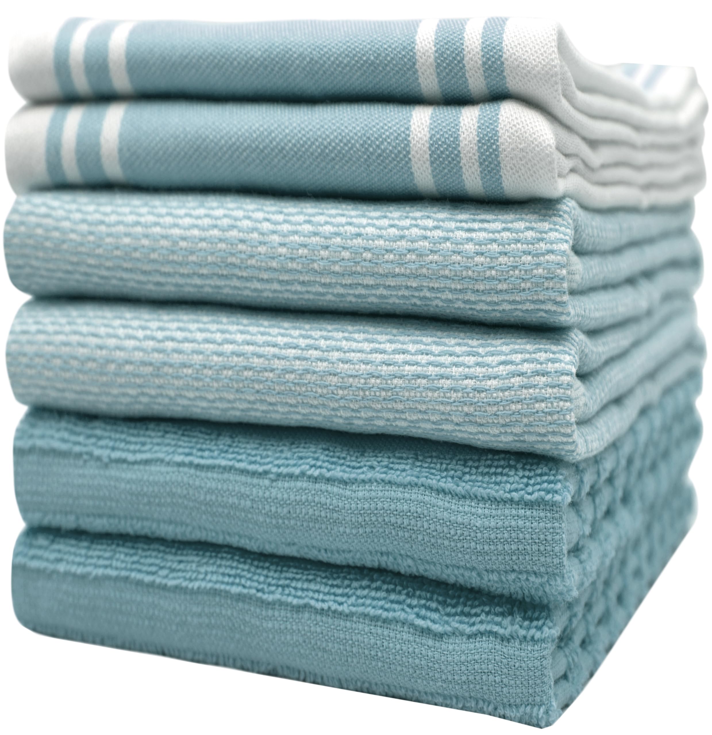 Premium Cotton Kitchen Towels Set of 6