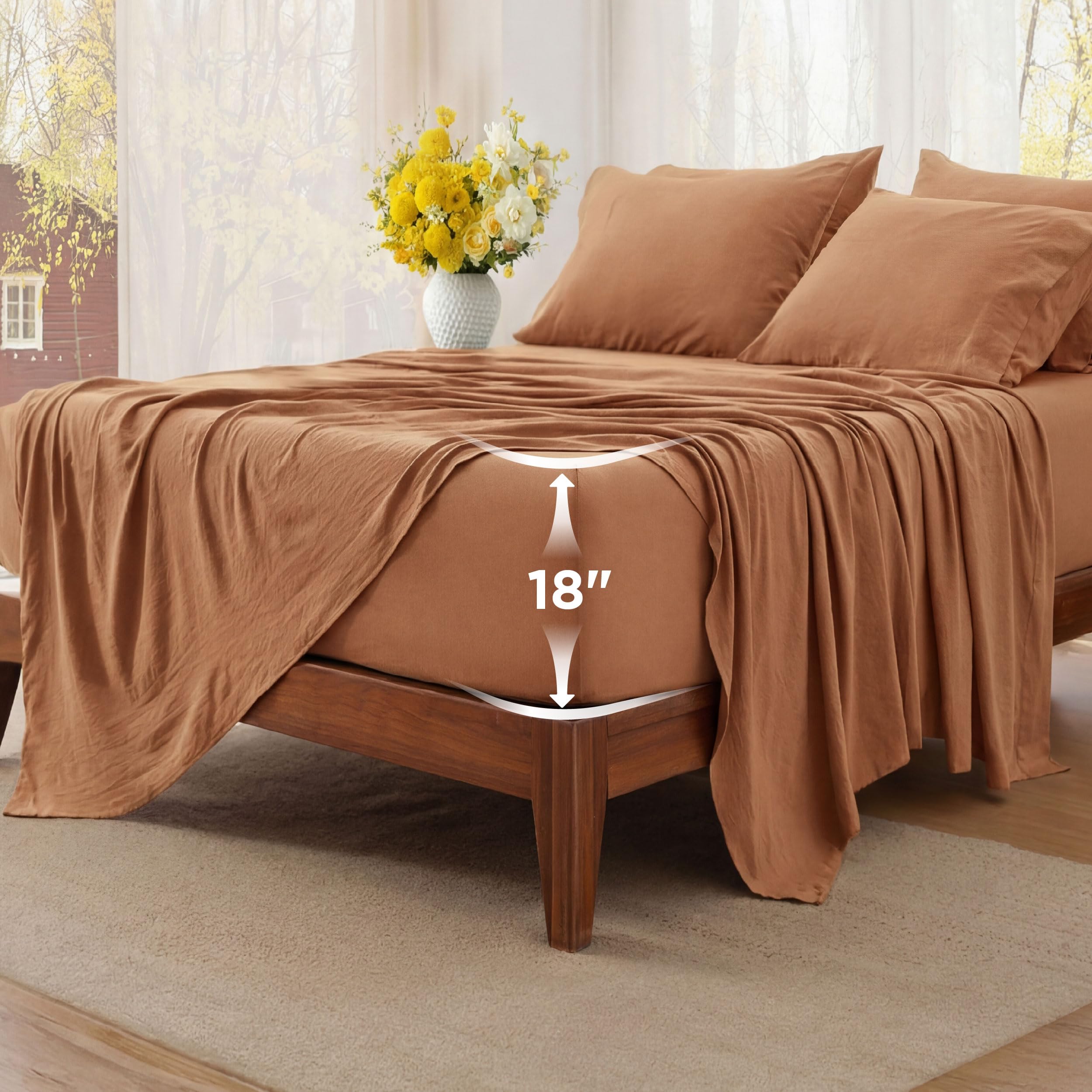 Bedsure Deep Pocket Sheet Set