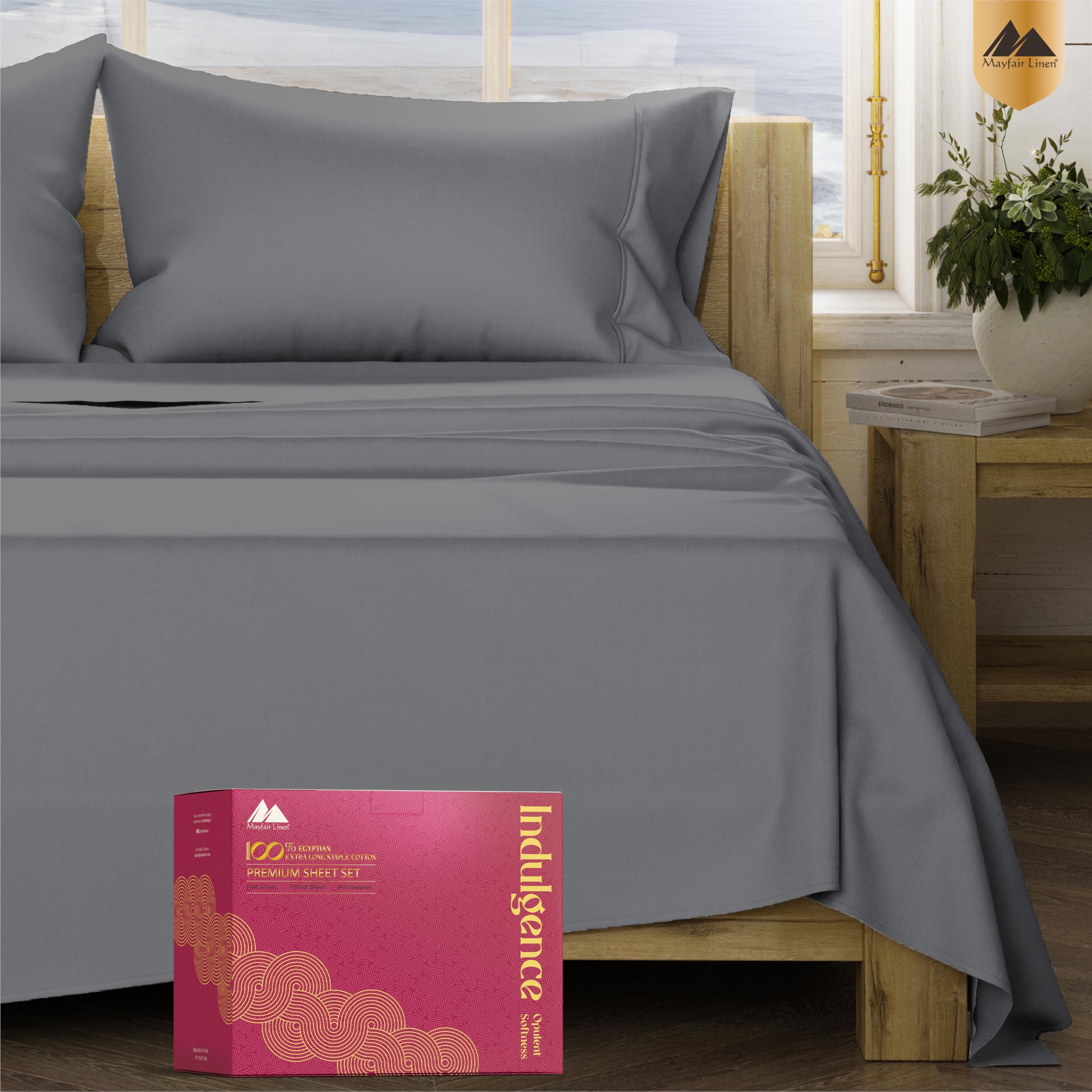 Mayfair Linen Egyptian Cotton Bed Sheets