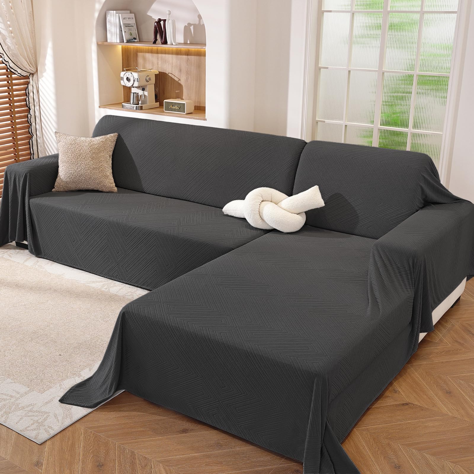 CYCMACO Sectional Couch Cover Set