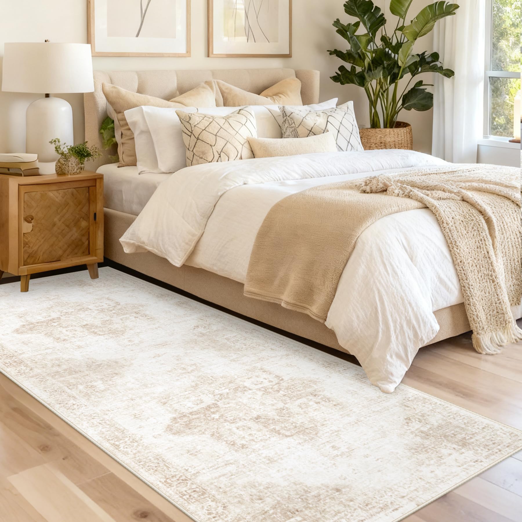 Vintage Boho Medallion Area Rug