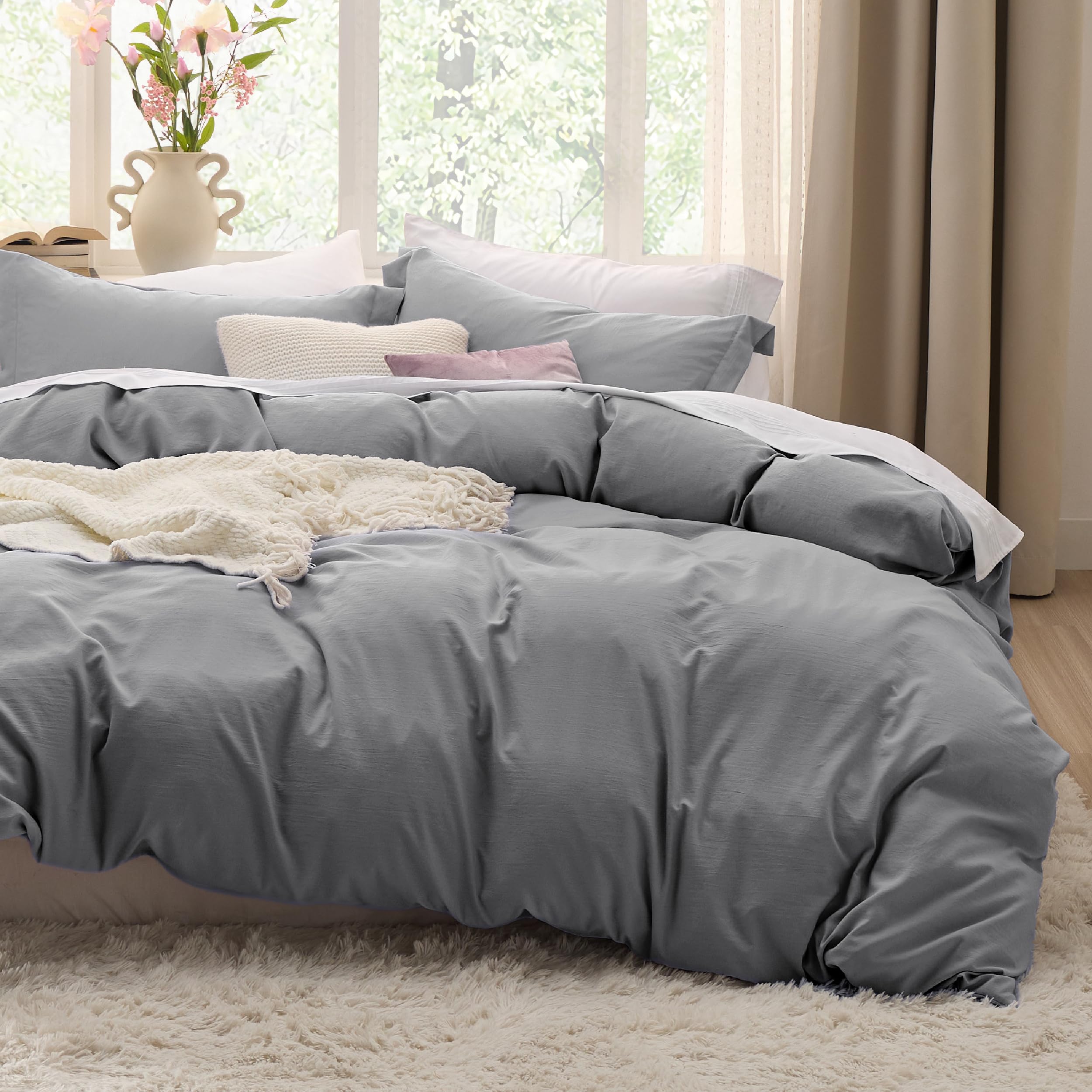 Bedsure Prewashed Duvet Cover Set