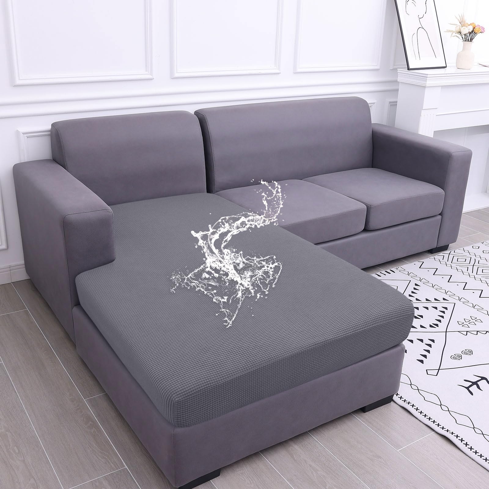hyha Waterproof Couch Cushion Cover