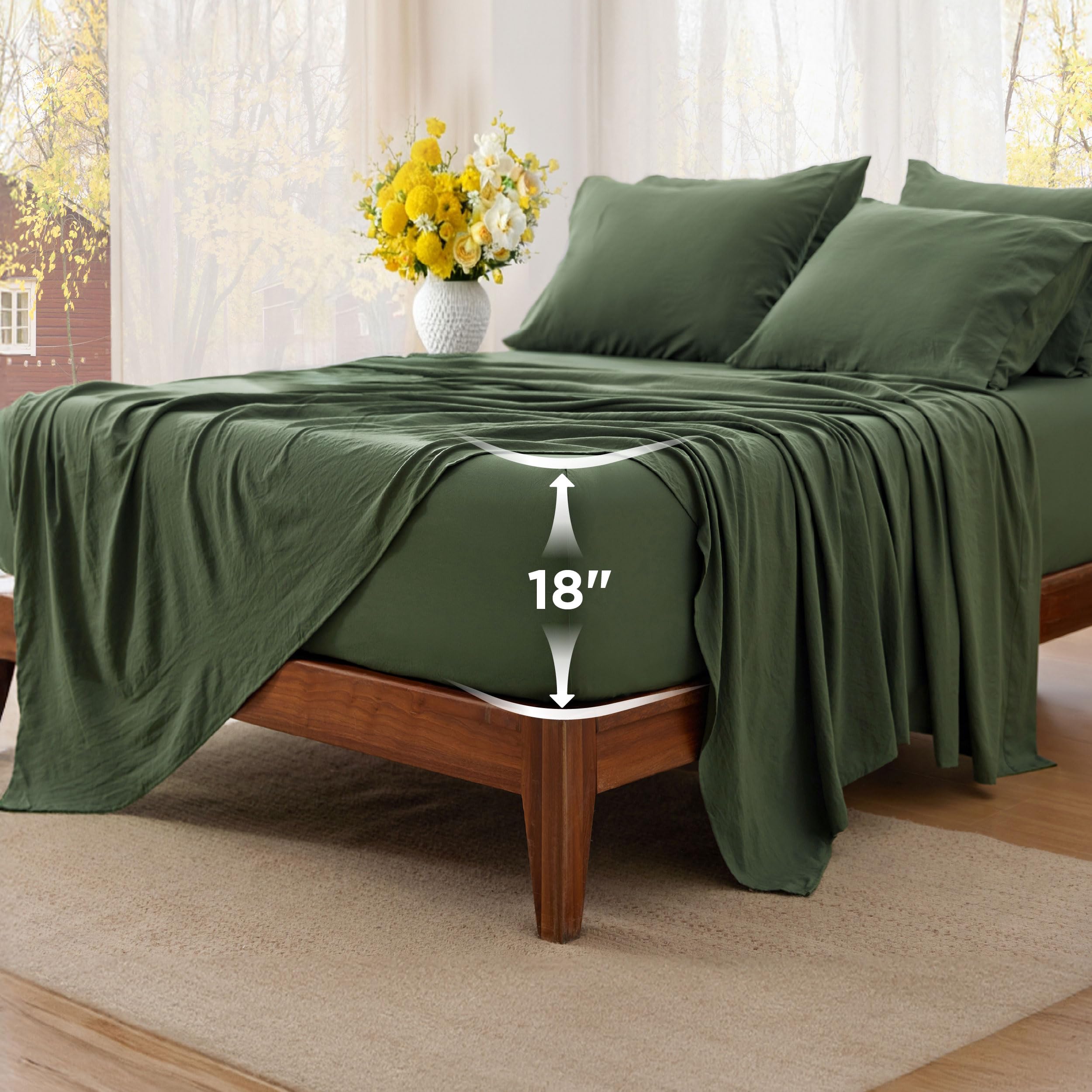 Bedsure Deep Pocket Sheet Set