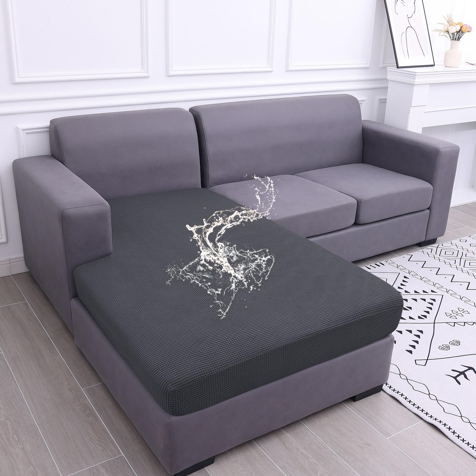 hyha Waterproof Couch Cushion Cover