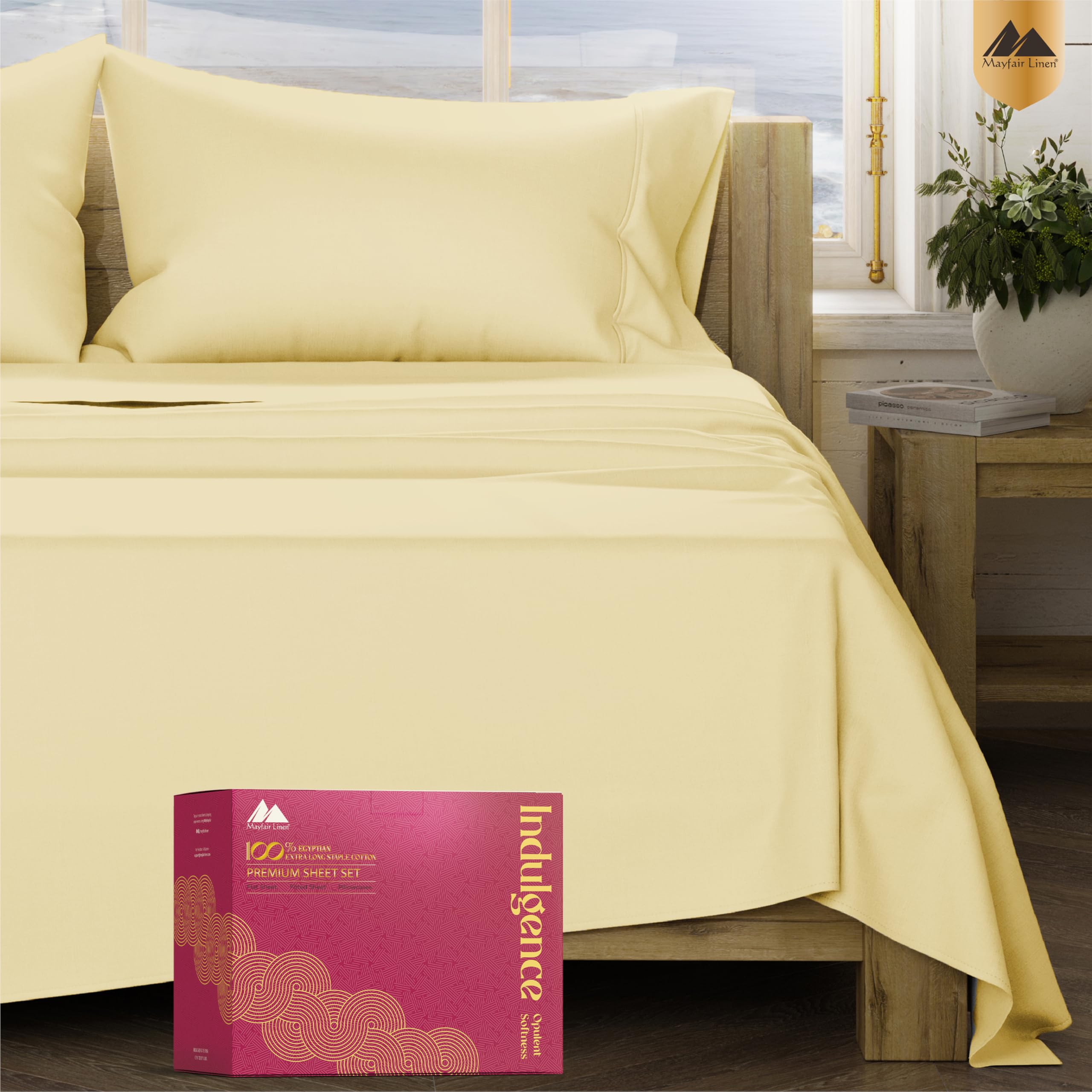 Mayfair Linen Egyptian Cotton Bed Sheets