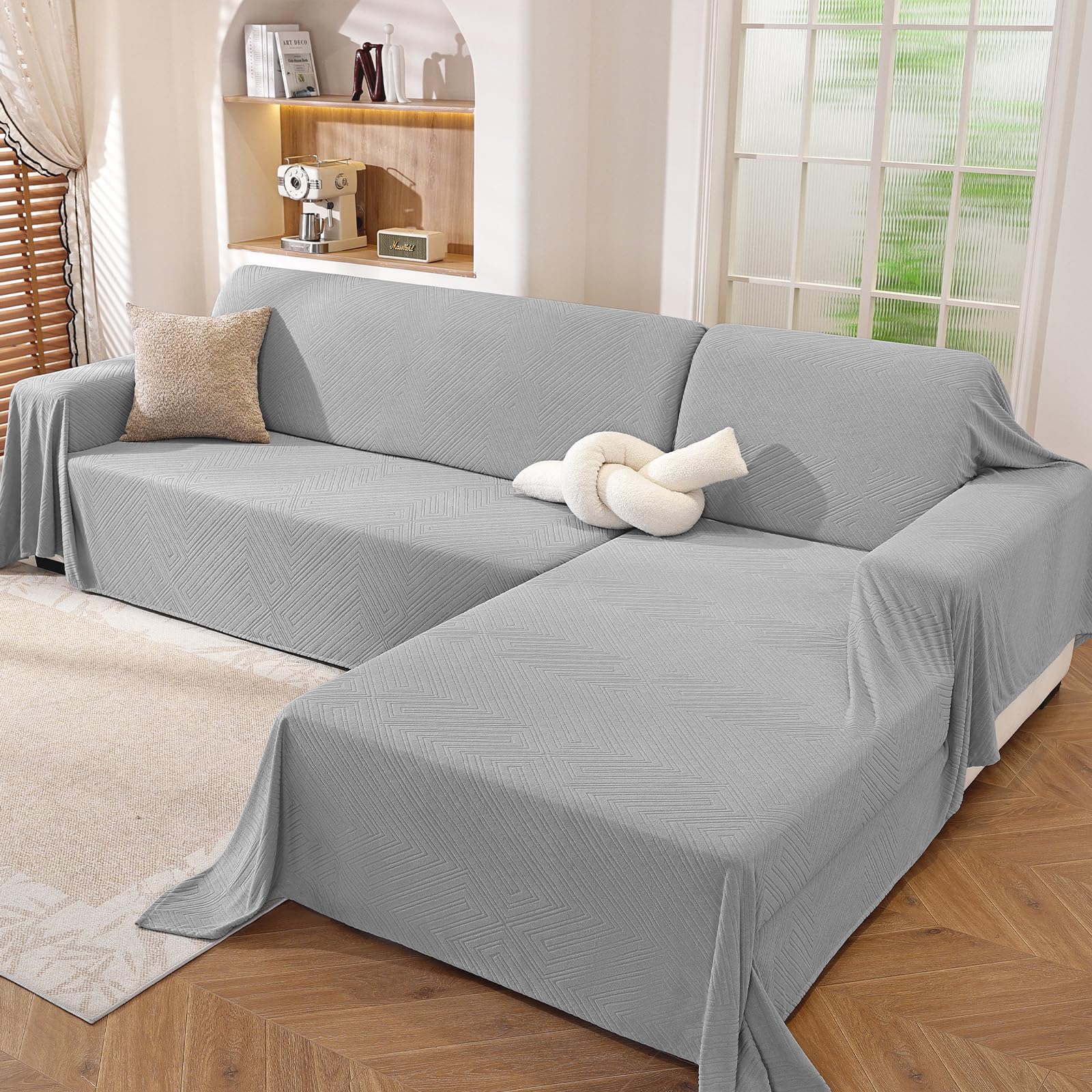 CYCMACO Sectional Couch Cover Set